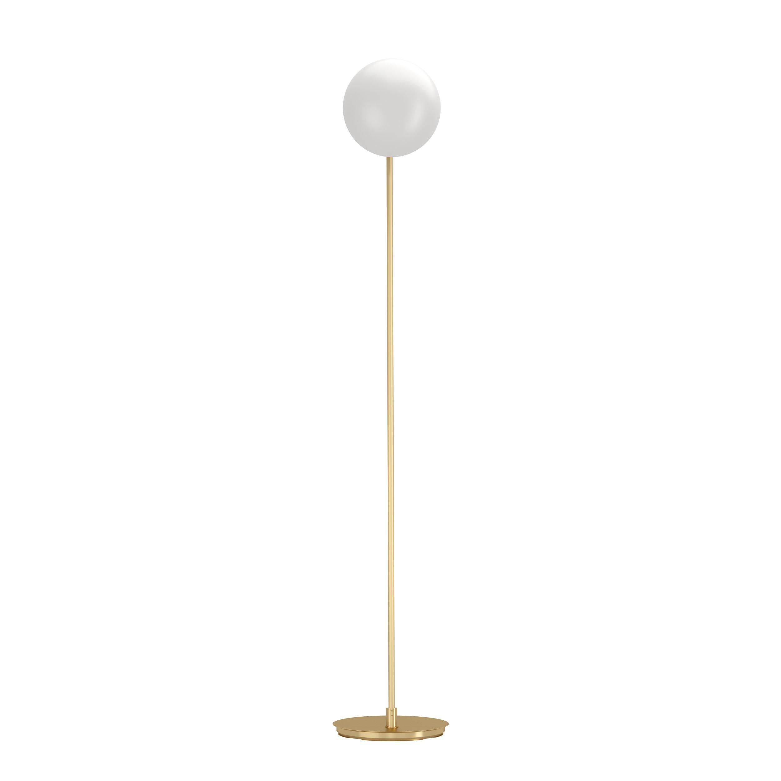Lampadaire RONDO 4 verre opalin H174,5cm