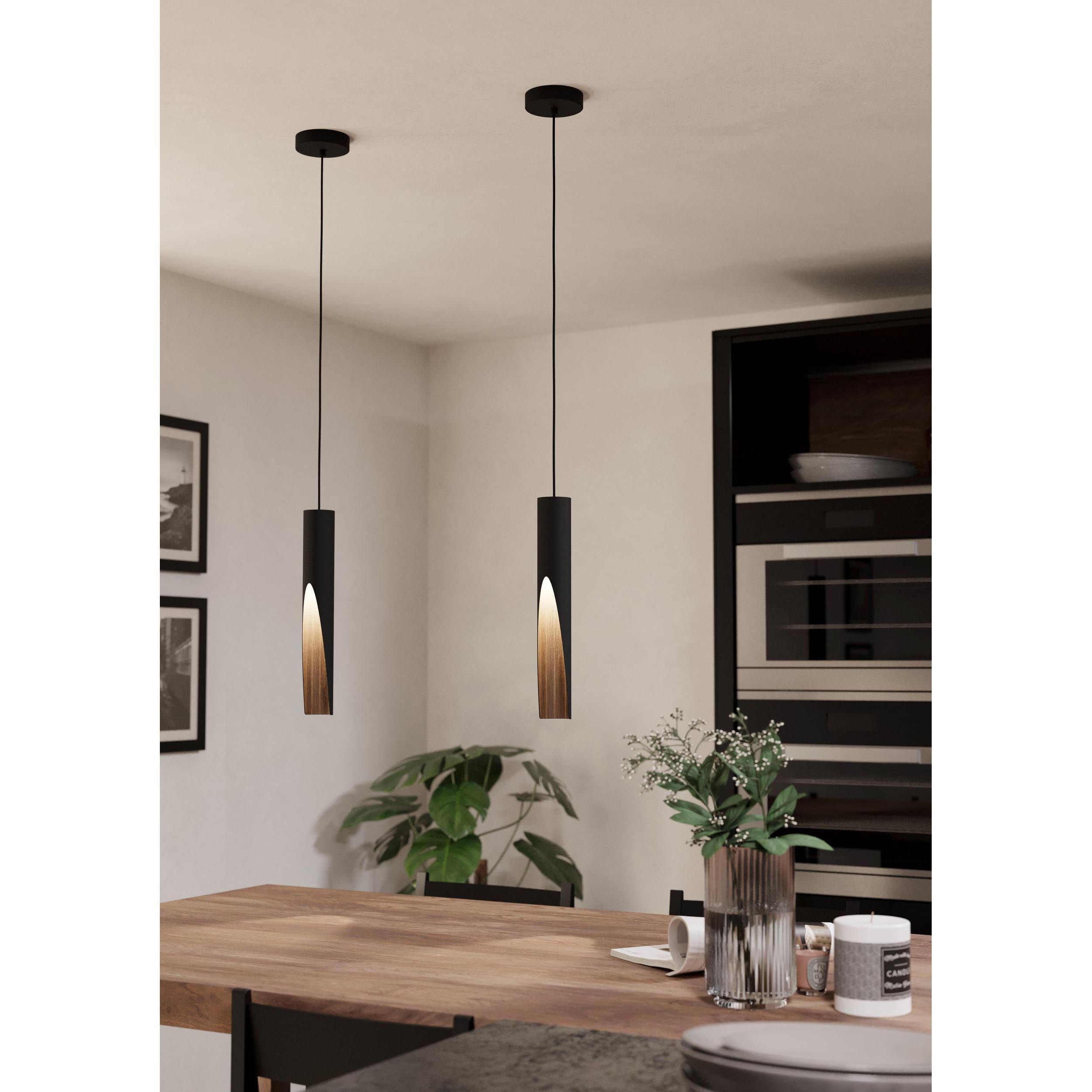 Suspension bronze noir BARBOTTO GU10 1X4,5W