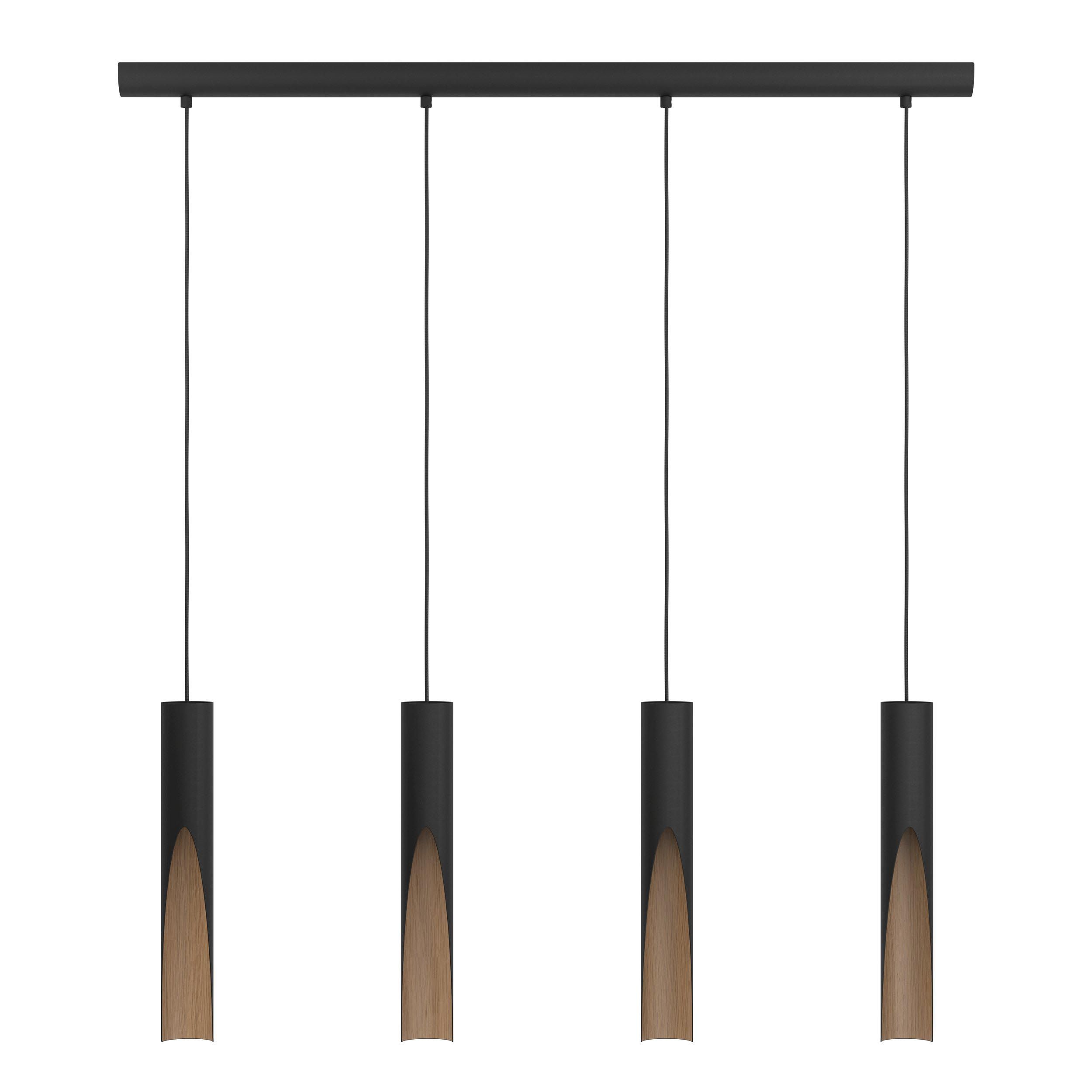 Suspension BARBOTTO bronze/noir L92,5cm