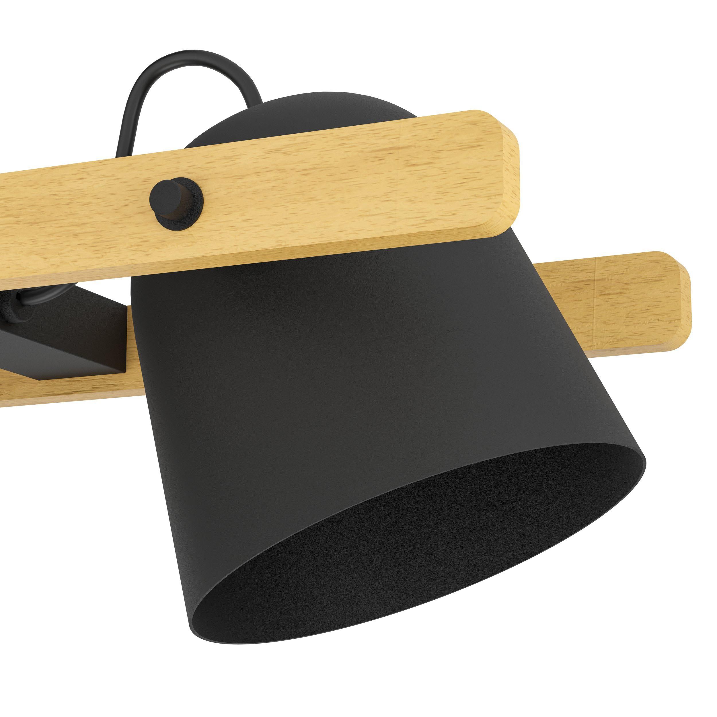 Suspension métal noir HORNWOOD-Z LED INT 4X3,7W