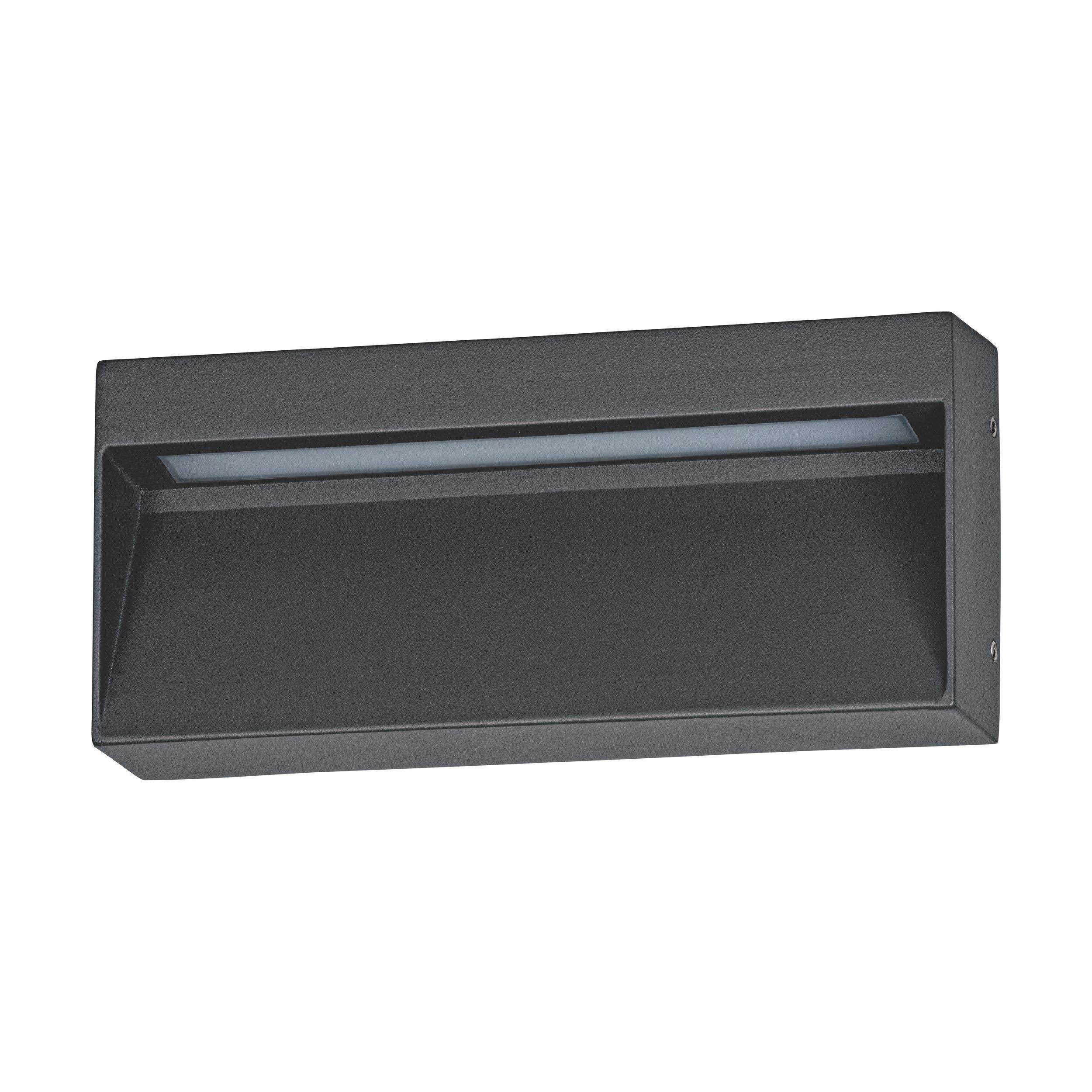 Applique extérieure LED MARUGGIO noir H9cm