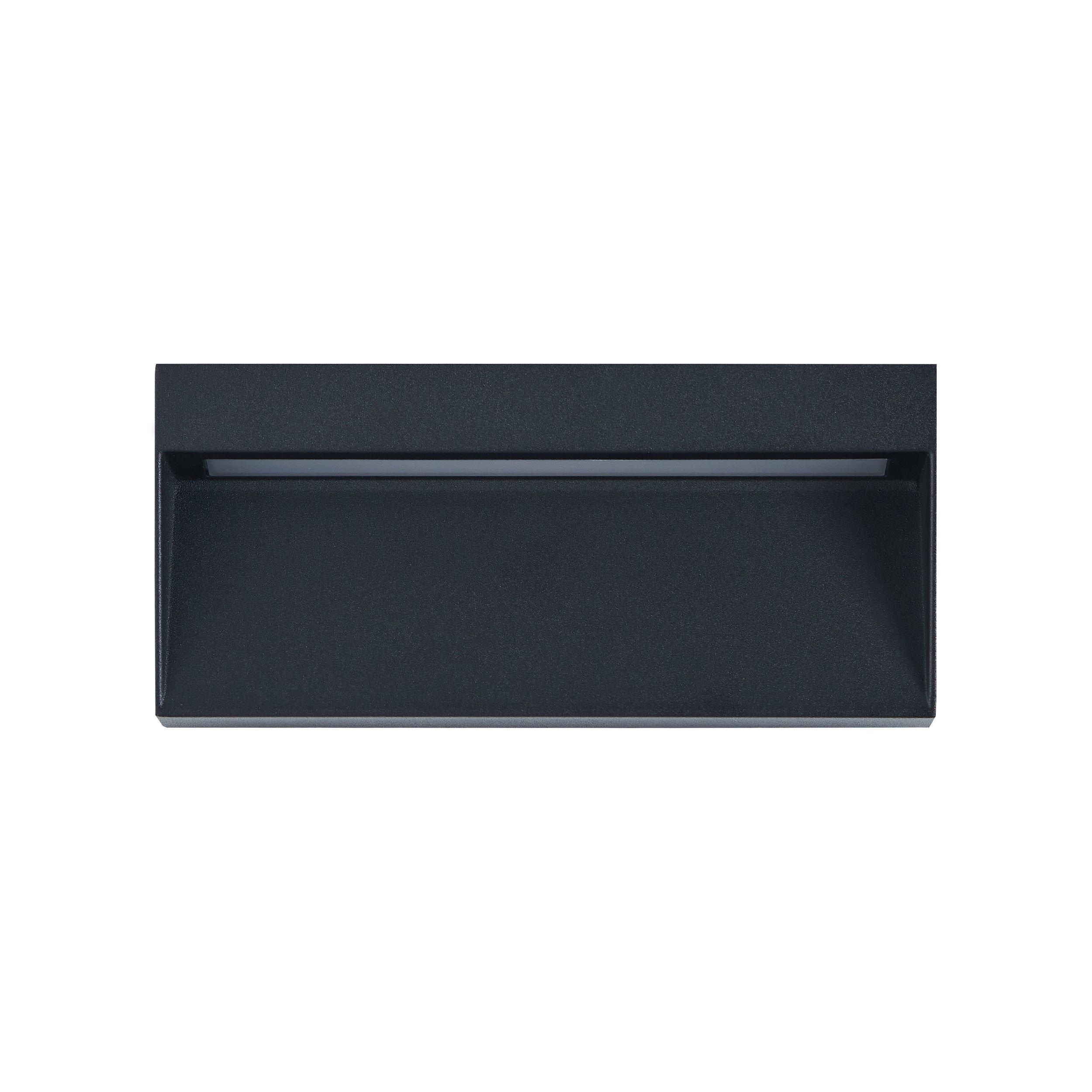Applique extérieure LED MARUGGIO noir H9cm