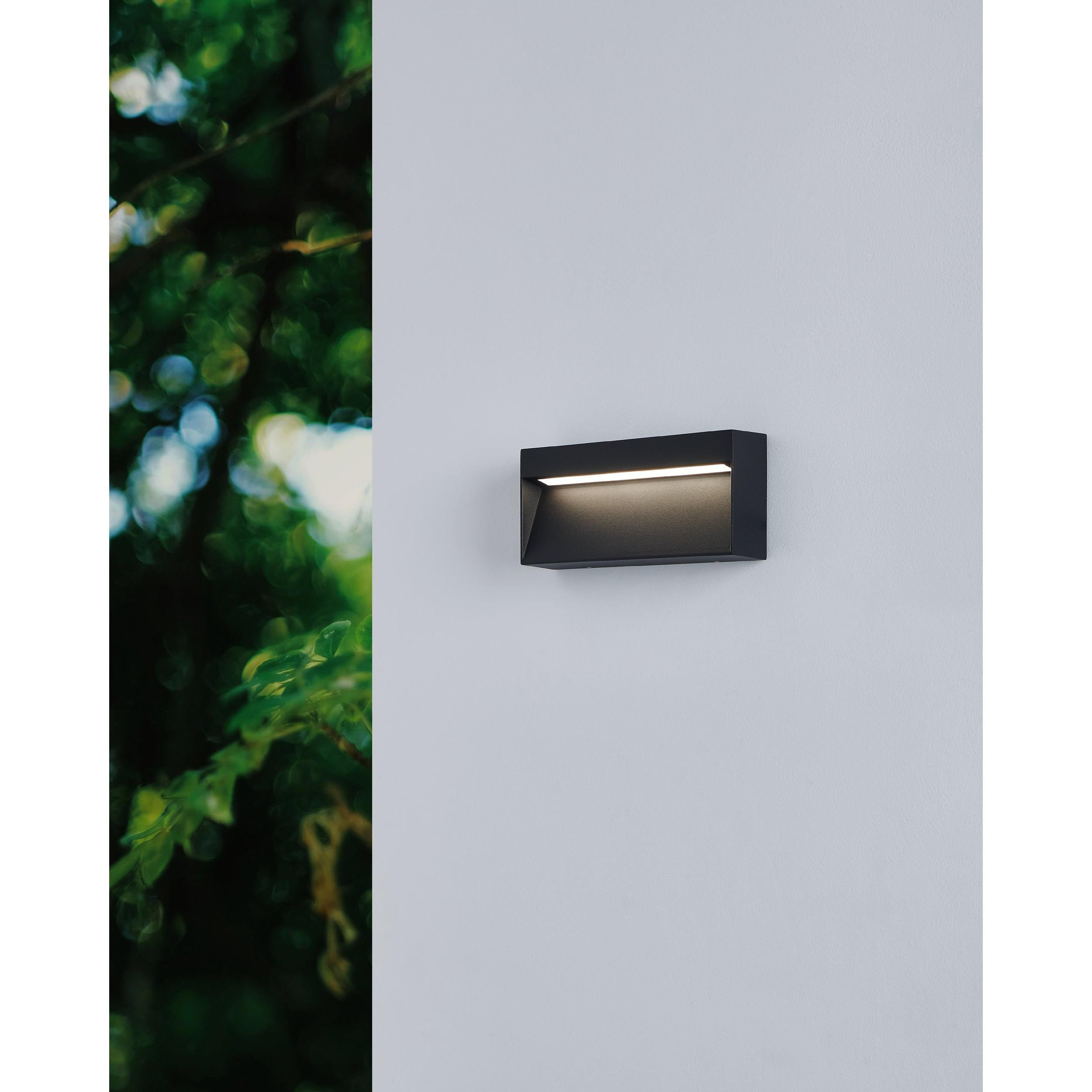 Applique extérieure LED MARUGGIO noir H9cm
