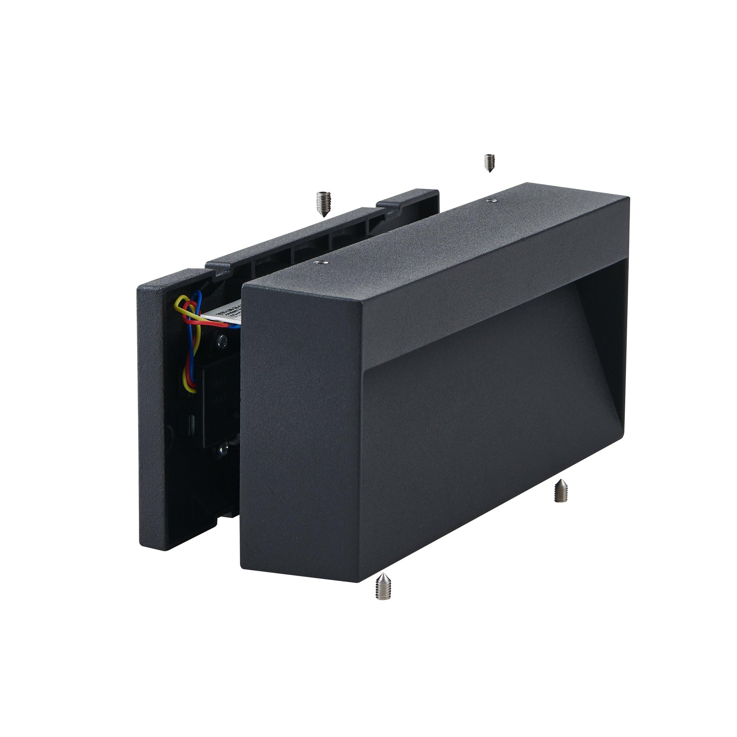 Applique extérieure LED MARUGGIO noir H9cm