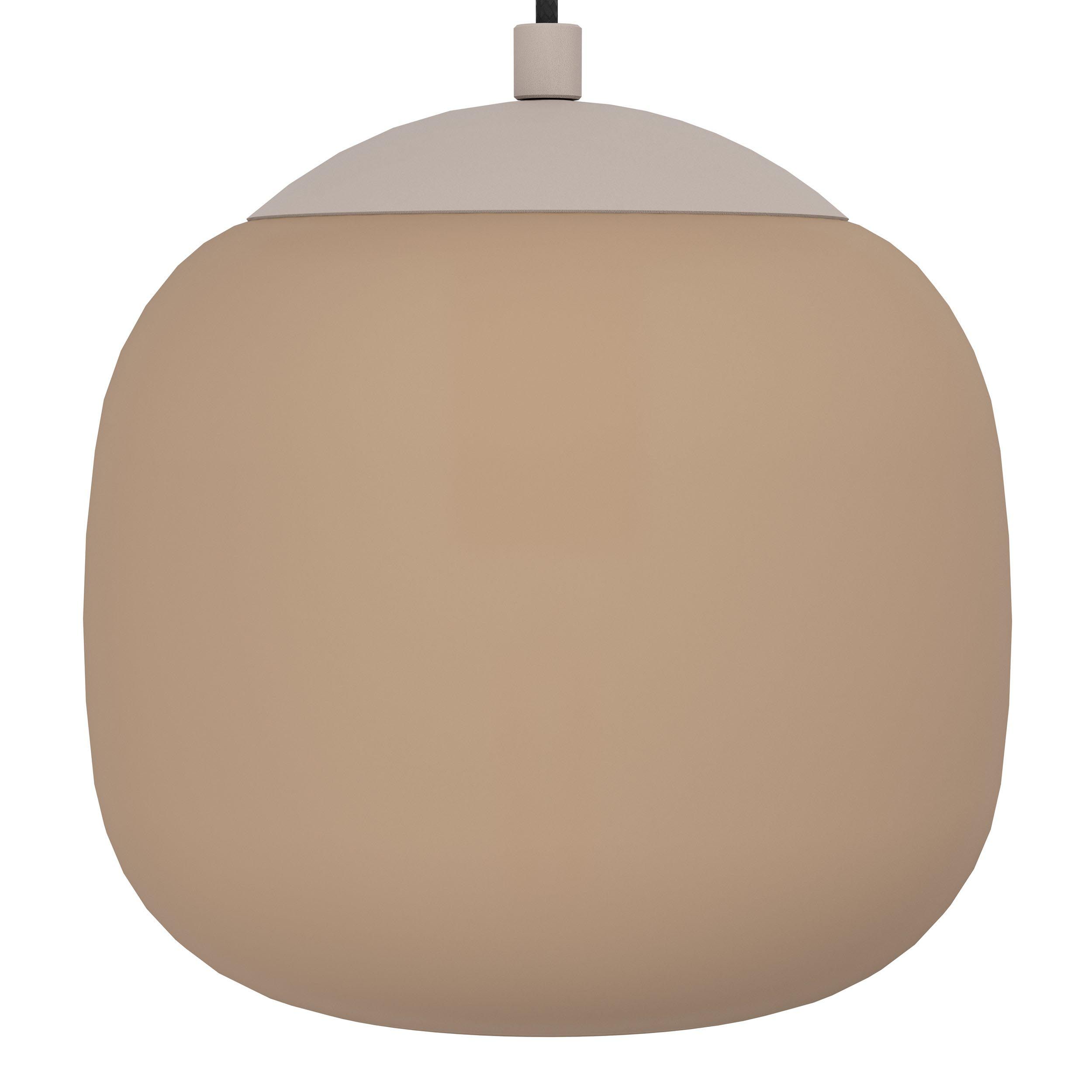 Suspension COMINIO taupe/verre L88,5cm