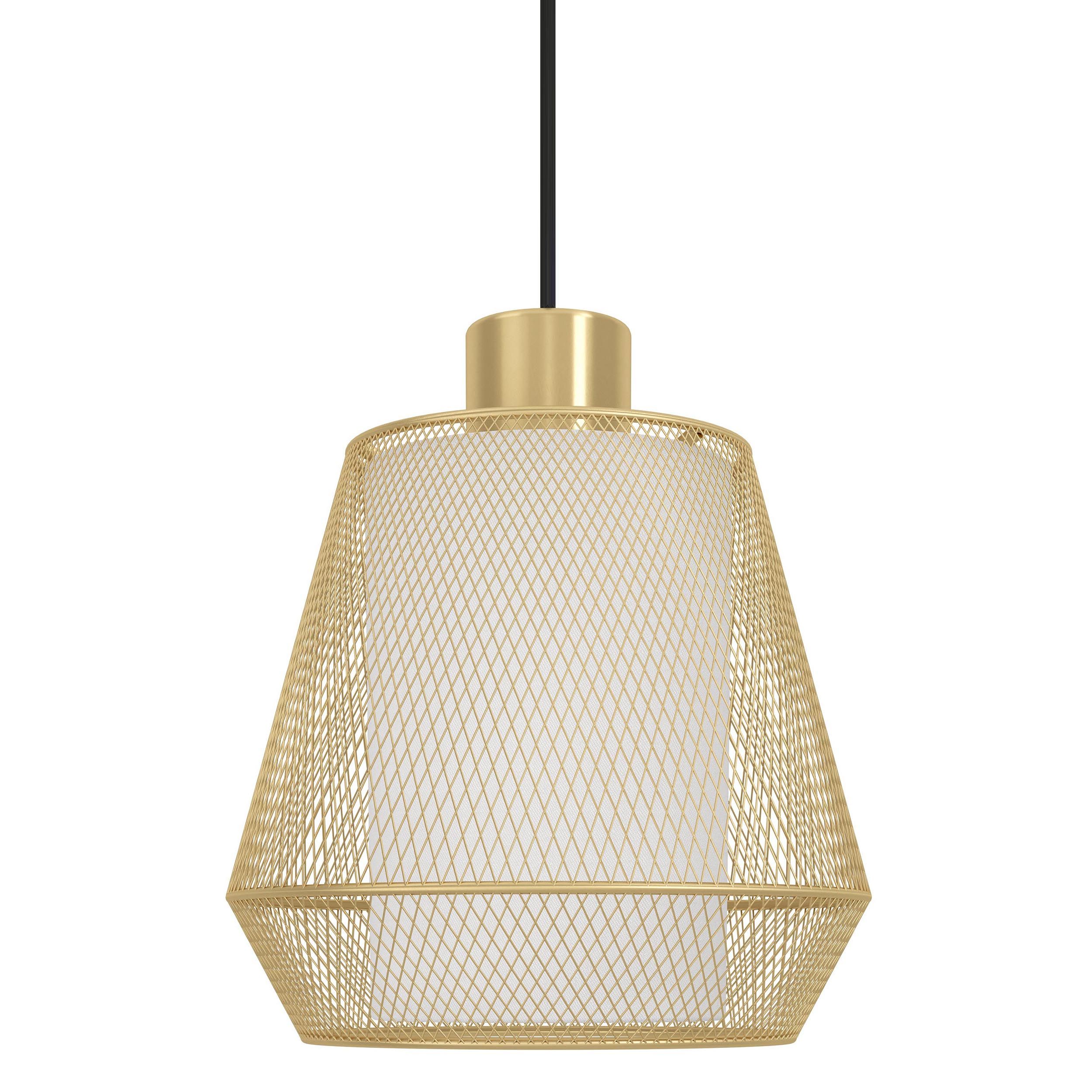 Suspension métal doré CIUDADELA E27 1X40W