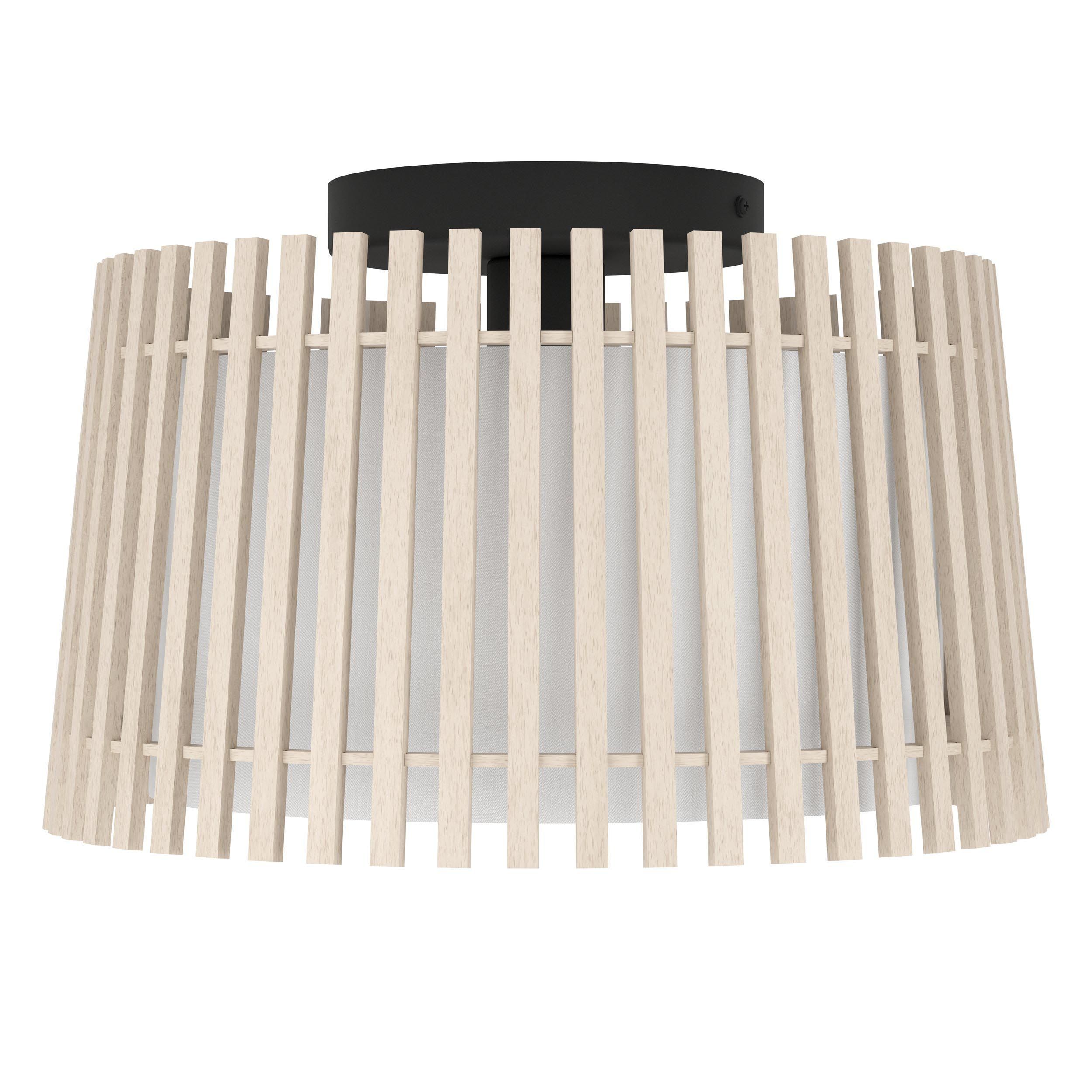 Plafonnier FATTORIA bois naturel Ø38cm
