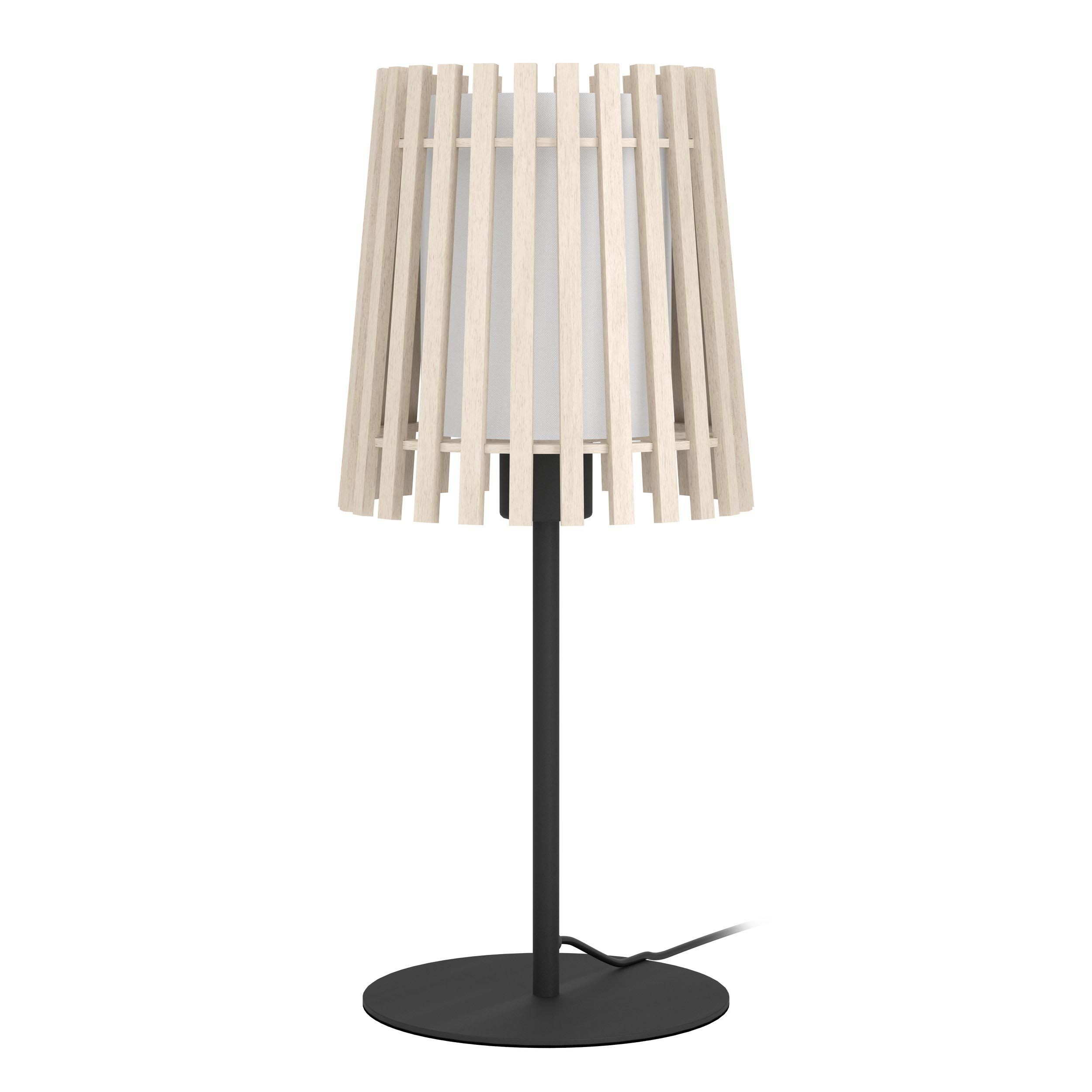 Lampe à poser FATTORIA bois naturel H45cm