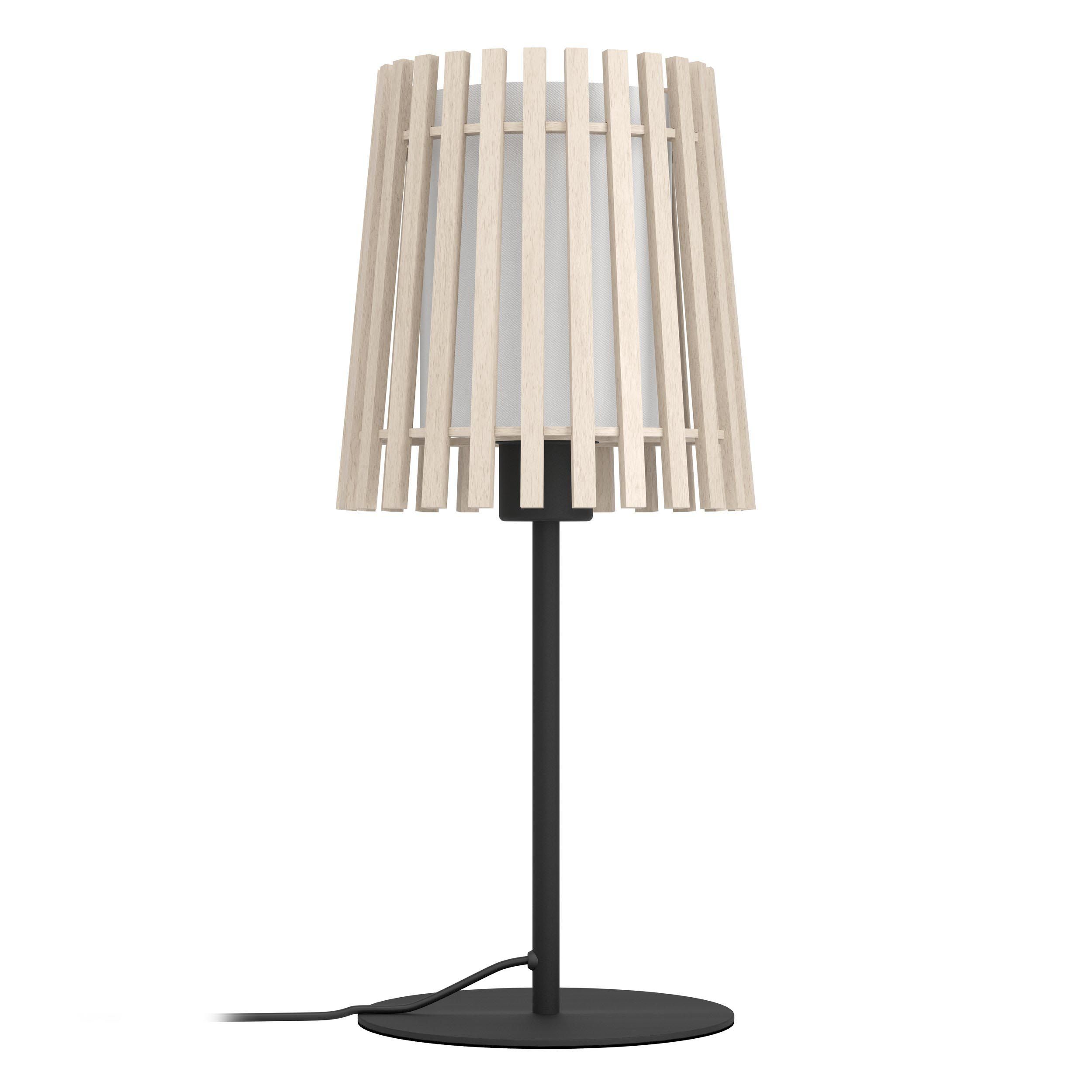 Lampe de table bois naturel FATTORIA E27 1X25W