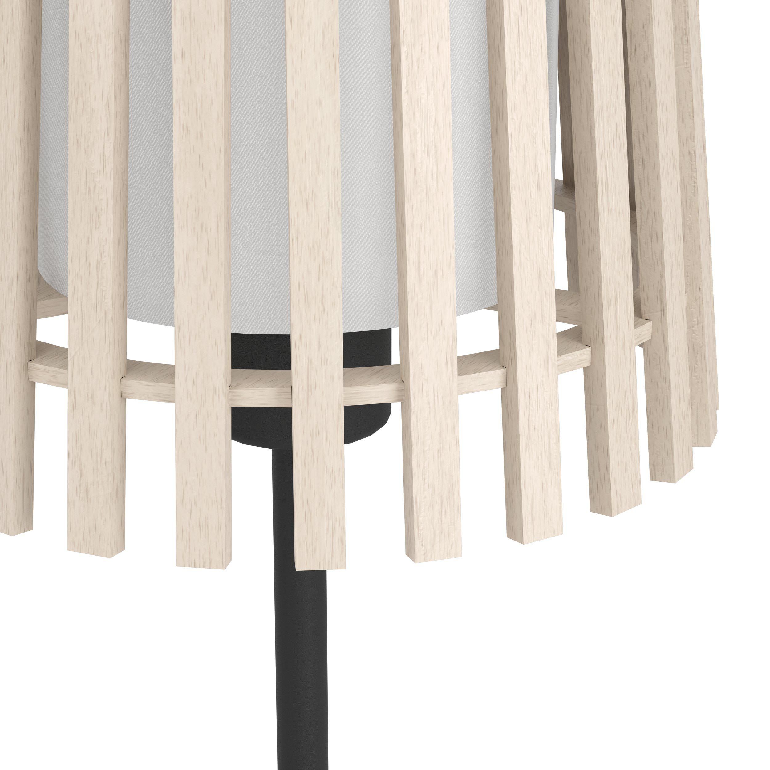 Lampe de table bois naturel FATTORIA E27 1X25W
