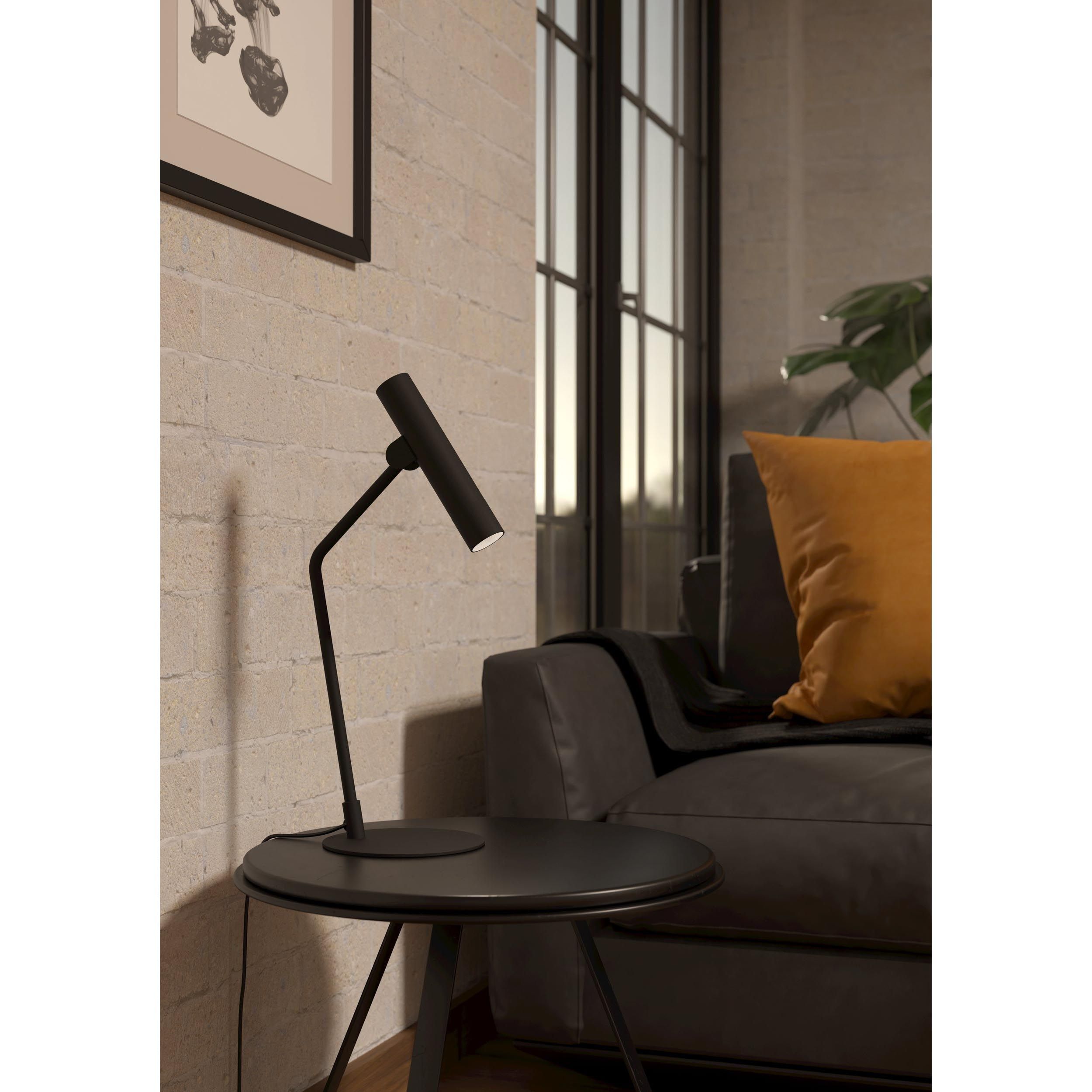 Lampe de bureau en métal noir ALMUDAINA LED INT 1X5W