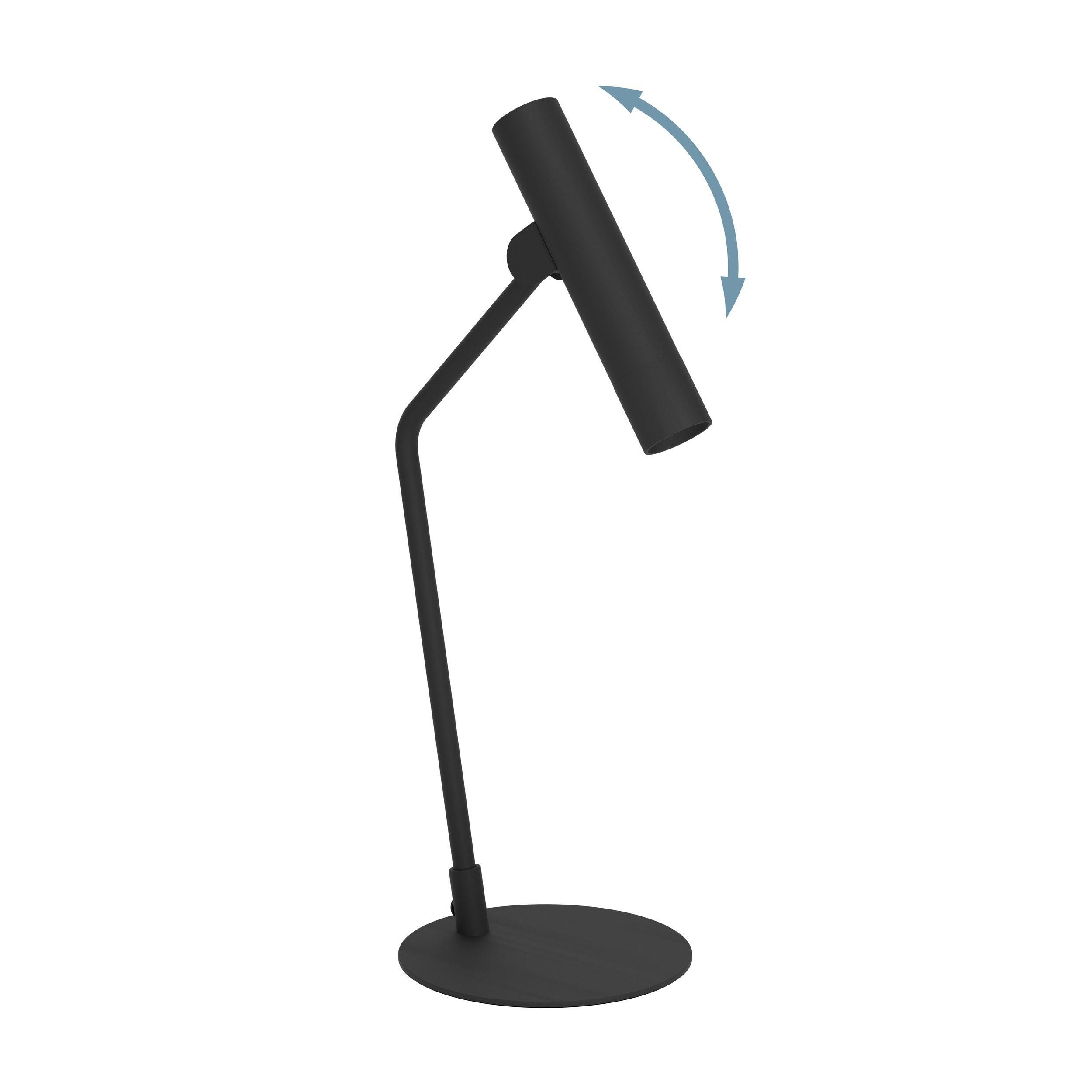Lampe de bureau en métal noir ALMUDAINA LED INT 1X5W