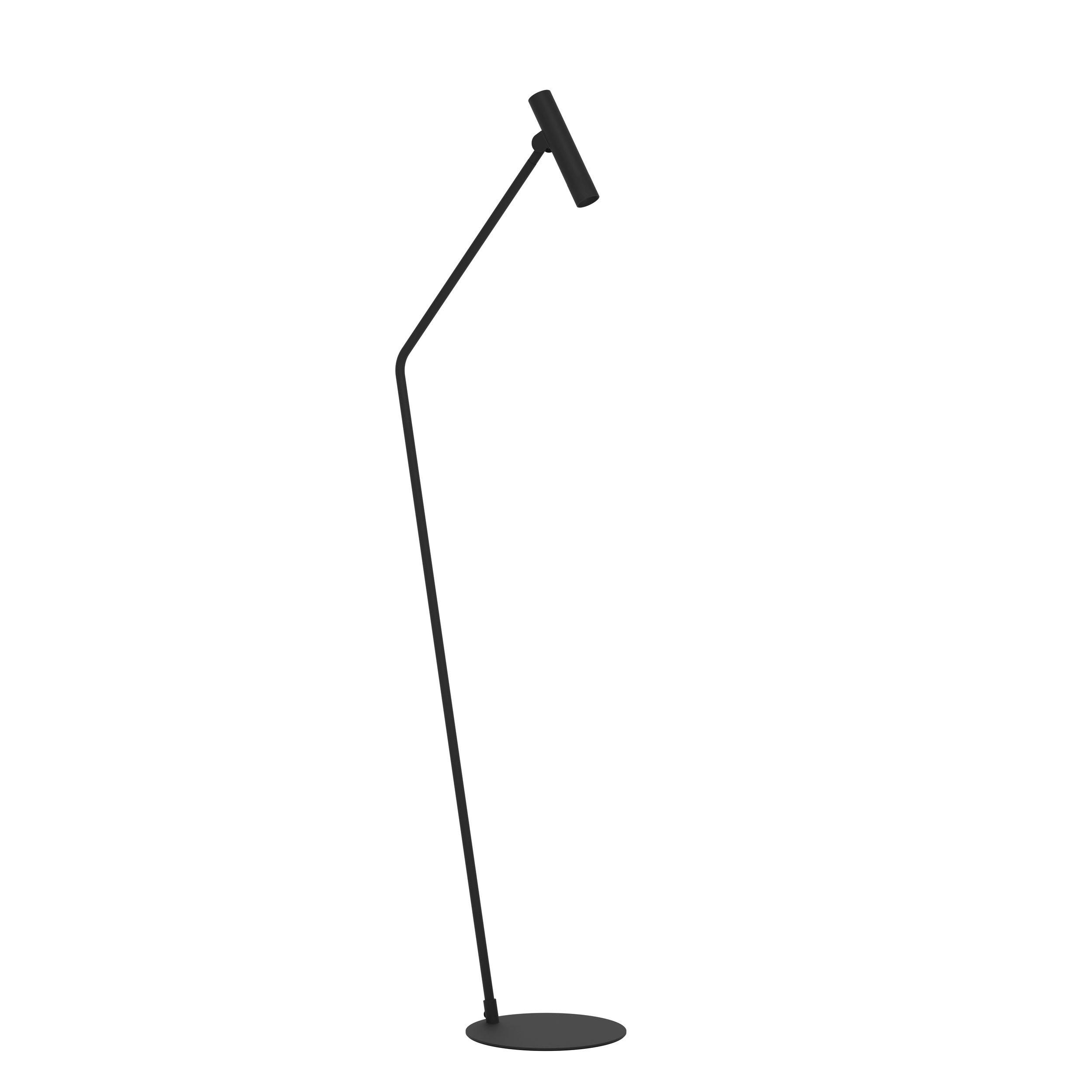 Lampadaire LED ALMUDAINA noir H110cm