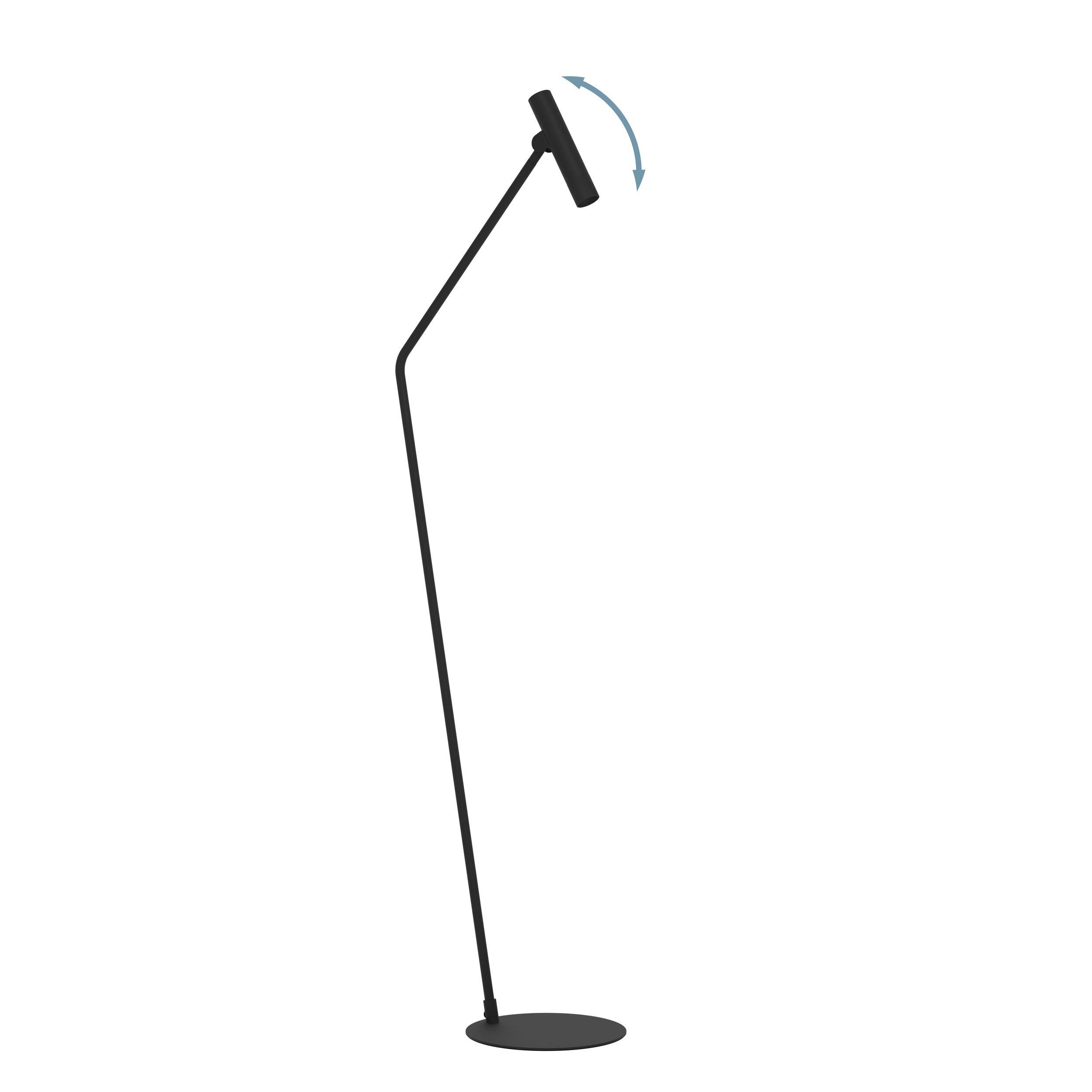Lampadaire LED ALMUDAINA noir H110cm
