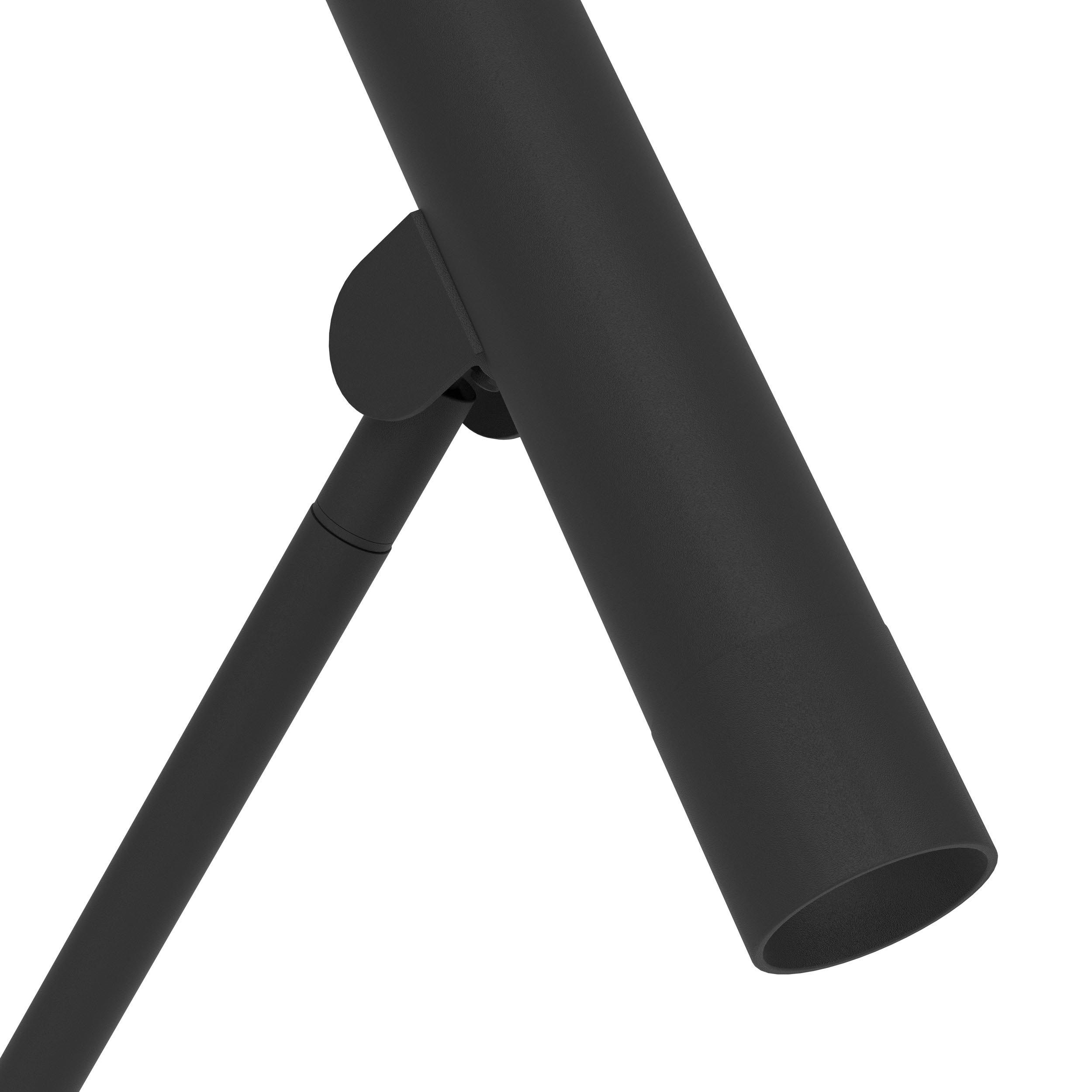 Lampadaire LED ALMUDAINA noir H110cm