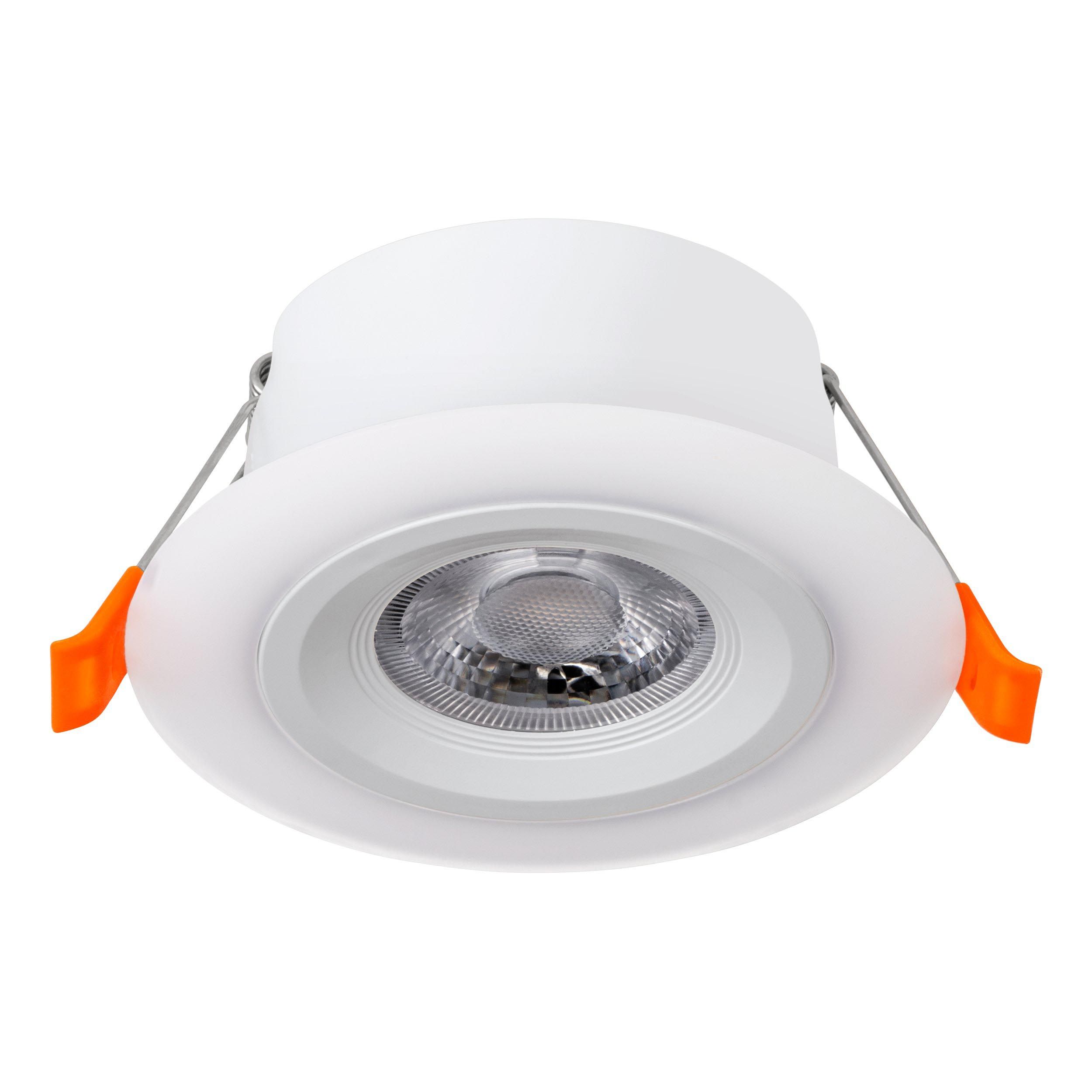 Spot à encastrer LED CALONGE blanc Ø10cm
