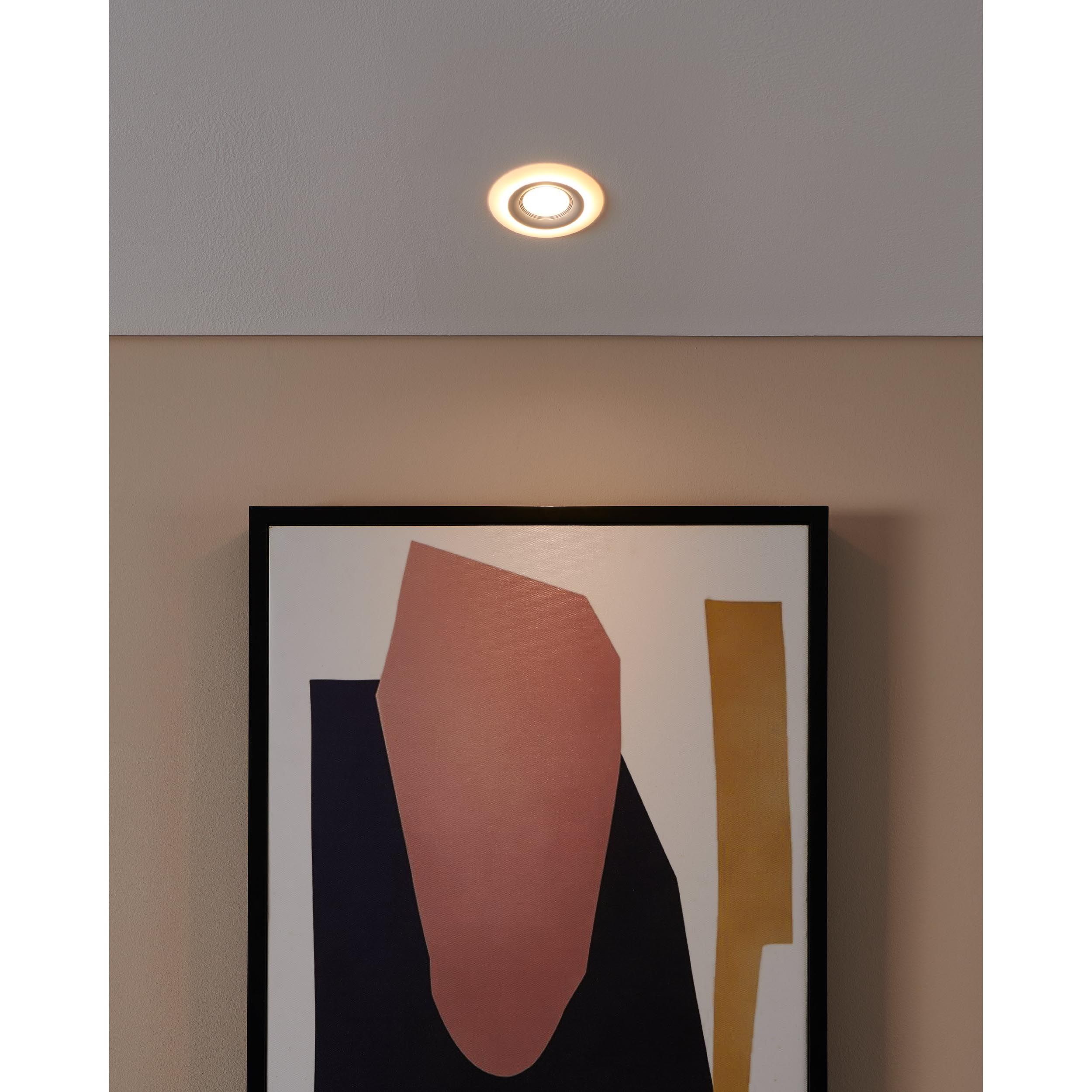 Spot à encastrer LED CALONGE blanc Ø10cm