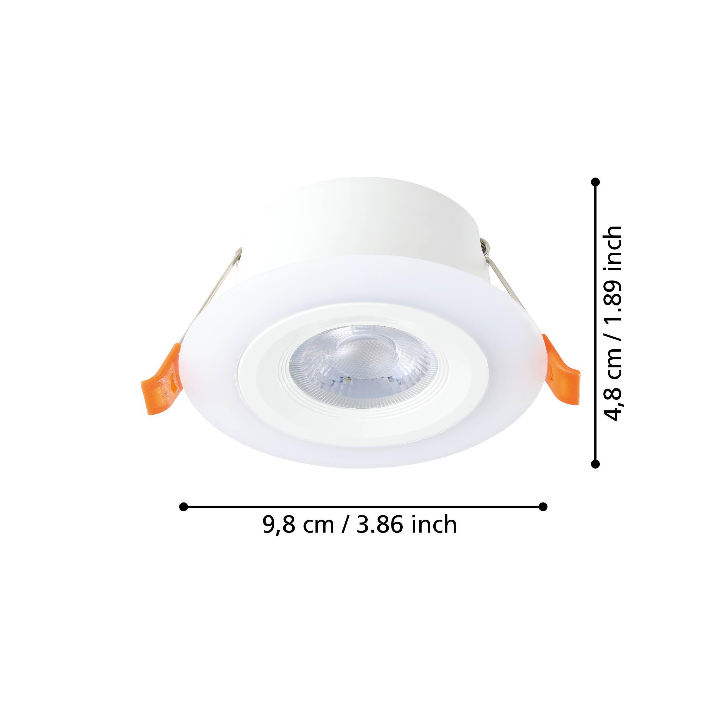 Spot à encastrer LED CALONGE blanc Ø10cm