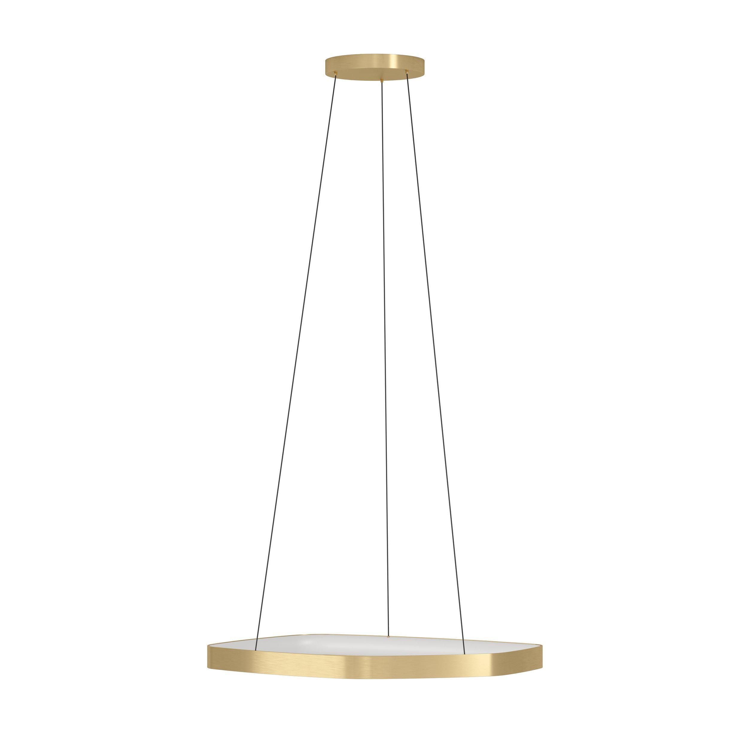 Suspension LED VALLEROSA doré Ø58cm