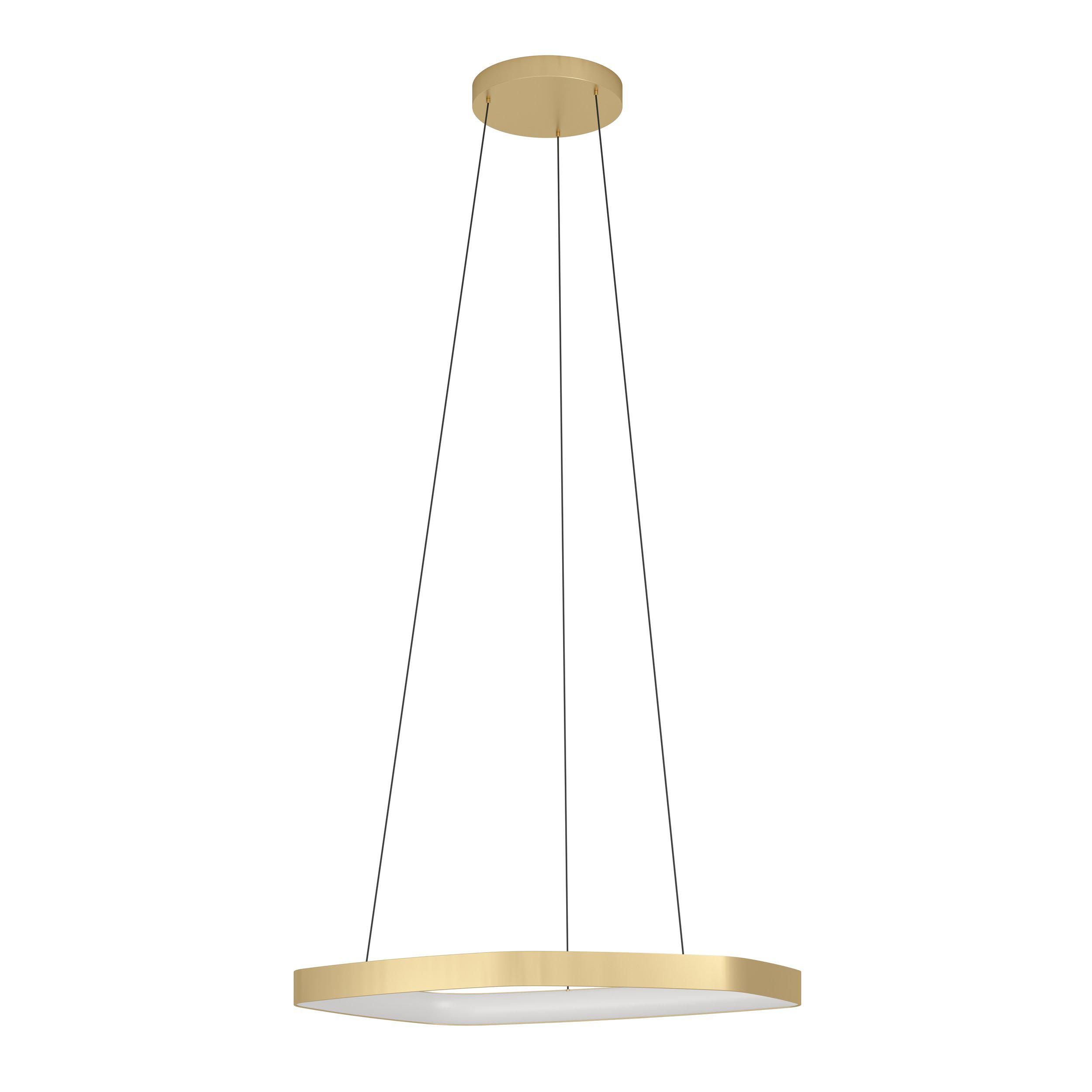 Suspension métal doré VALLEROSA LED INT 1X25,2W