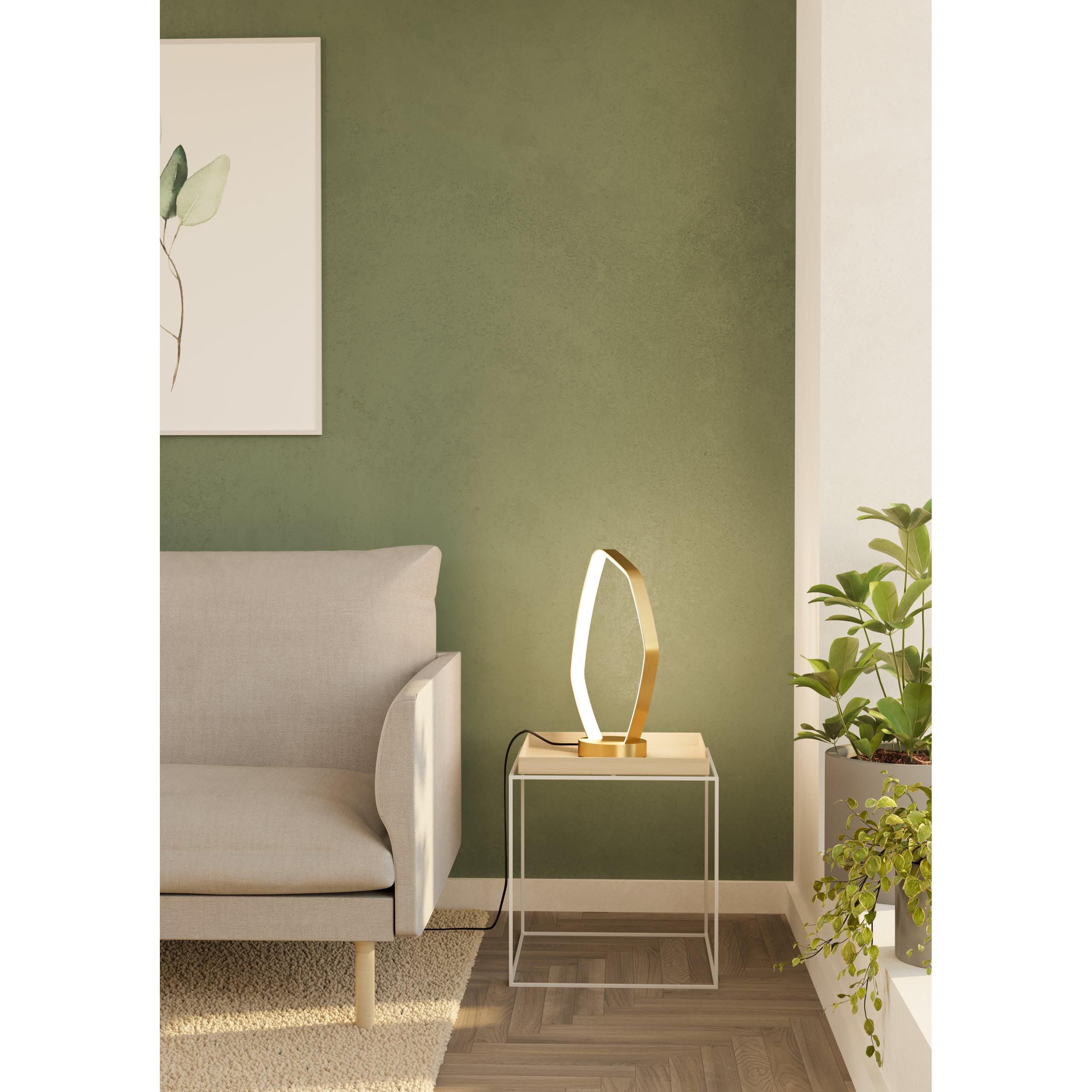 Lampe à poser LED VALLEROSA doré H42,5cm