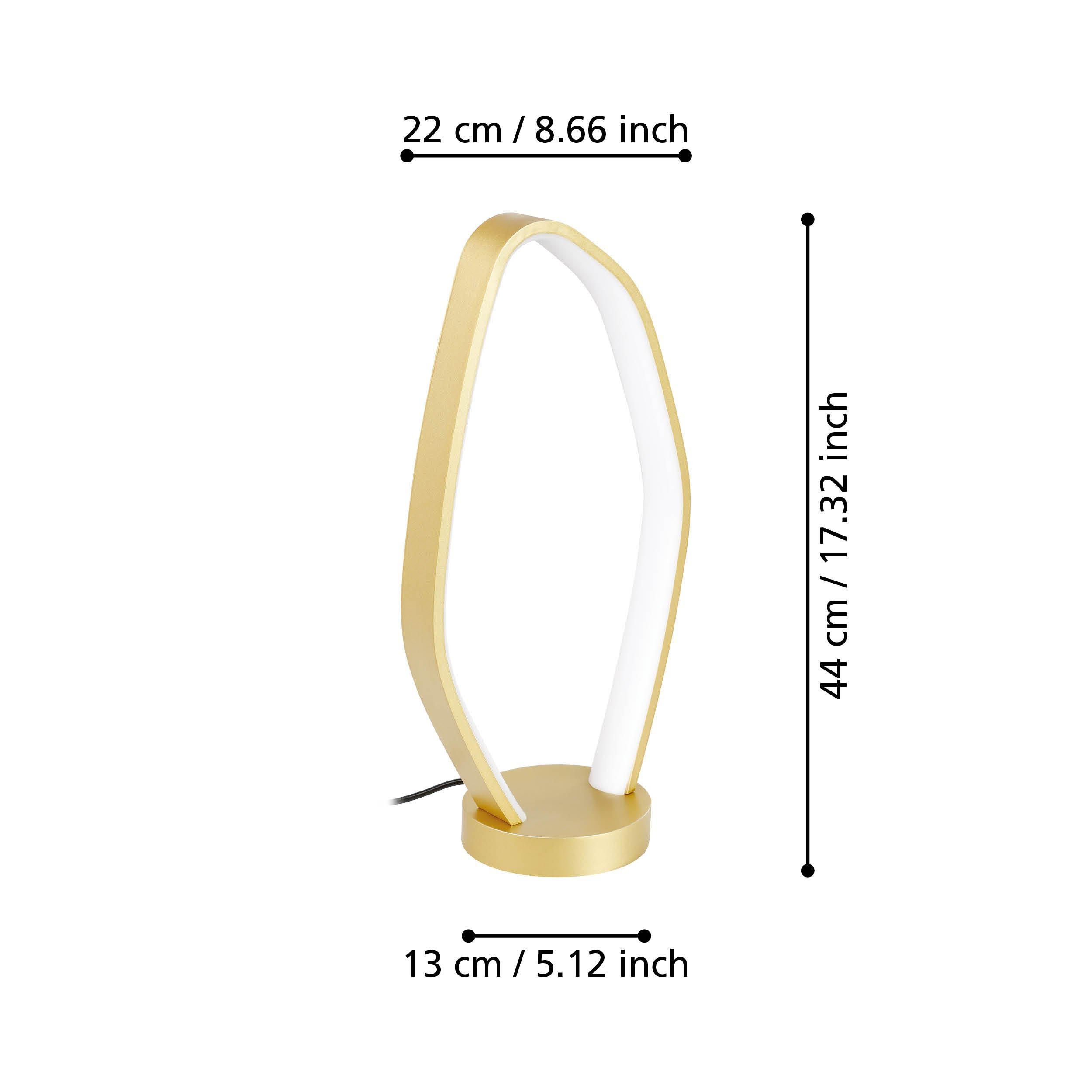 Lampe à poser LED VALLEROSA doré H42,5cm