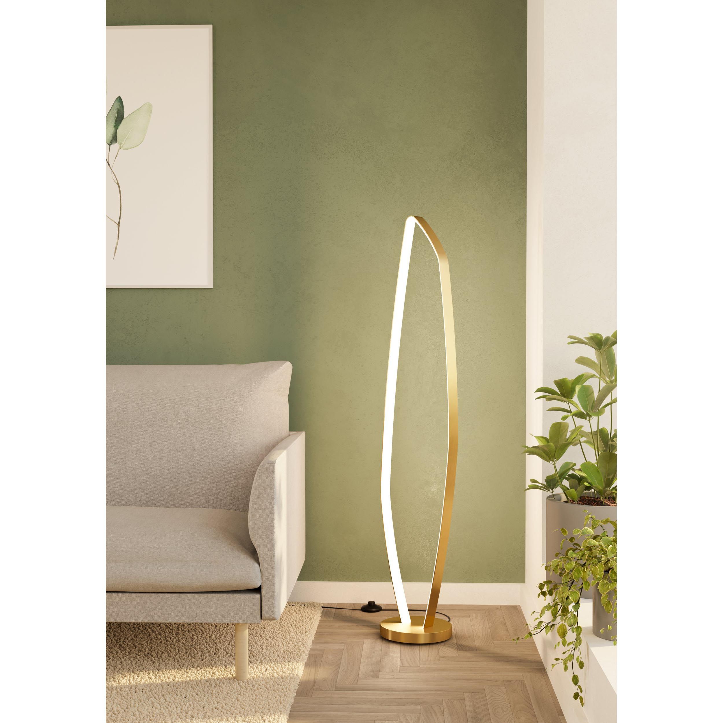 Lampe de table métal doré VALLEROSA LED INT 1X25,2W