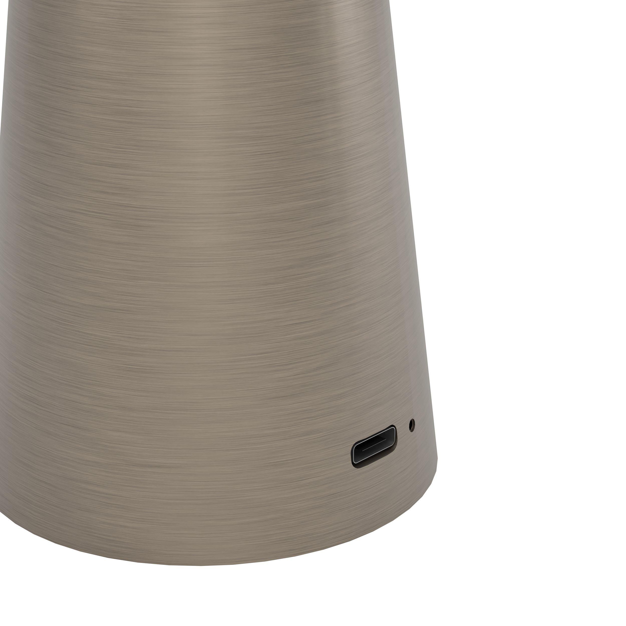 Lampe de table extérieure LED PICCOLA bronze H28cm