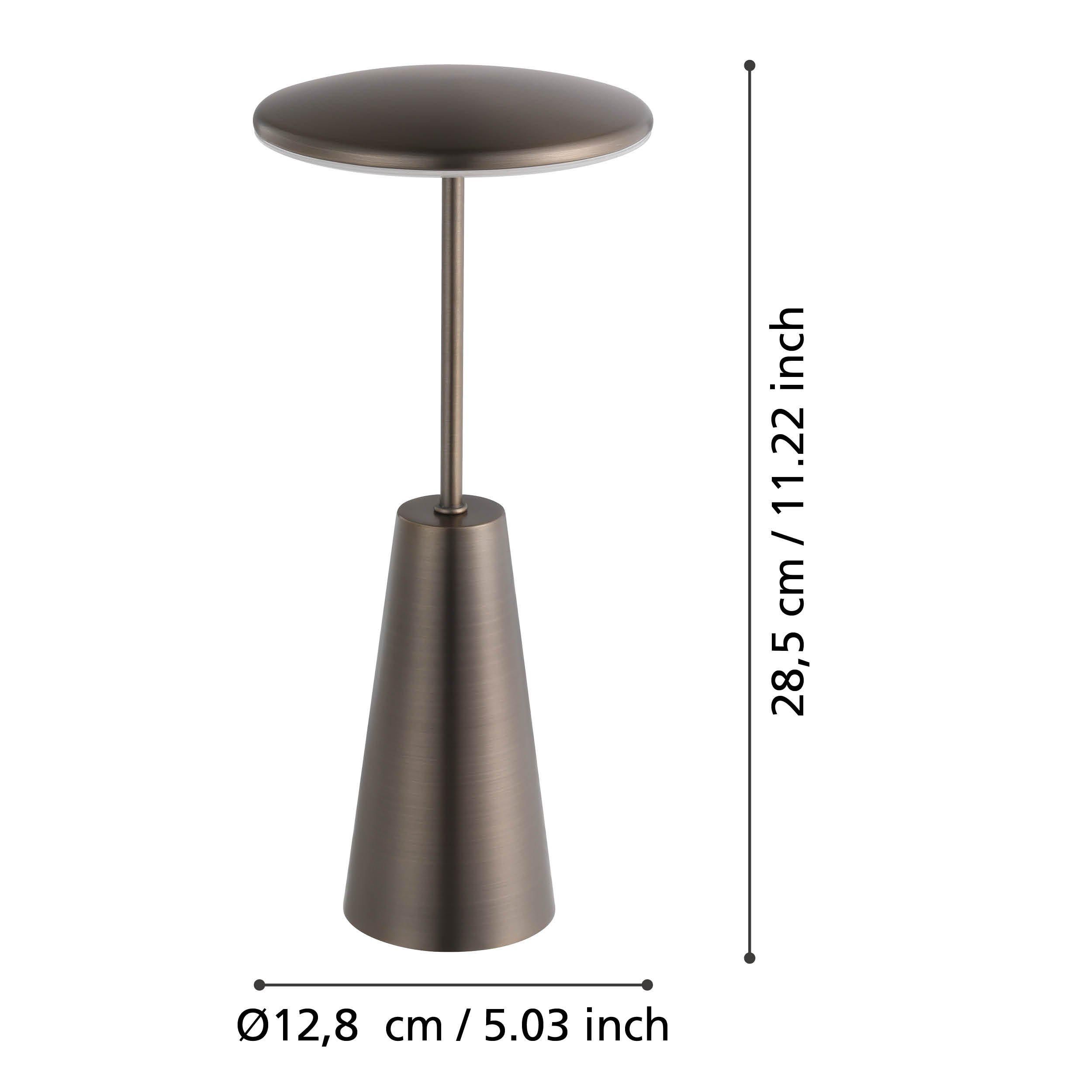 Lampe de table extérieure LED PICCOLA bronze H28cm