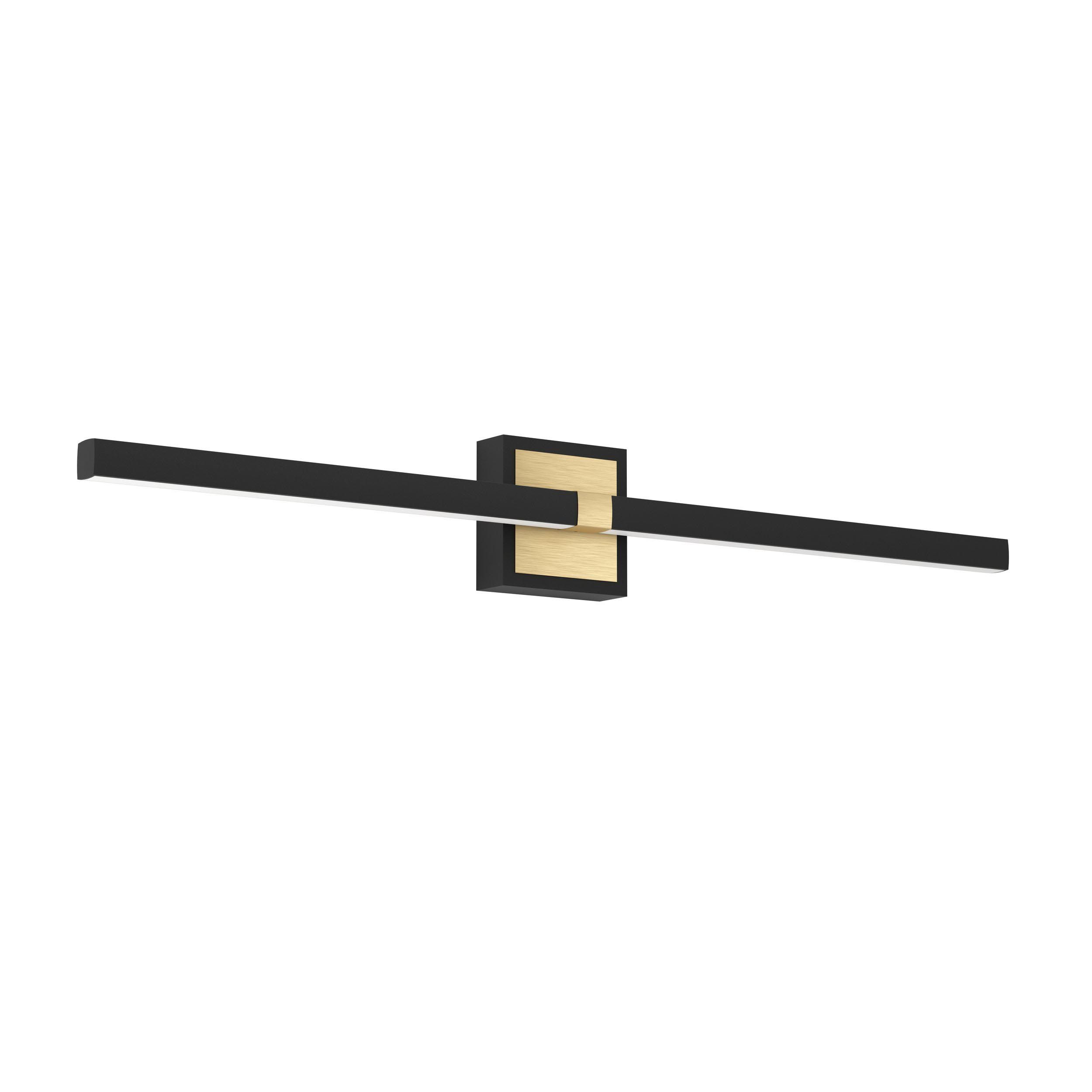 Applique LED PEGUERA noir H11cm