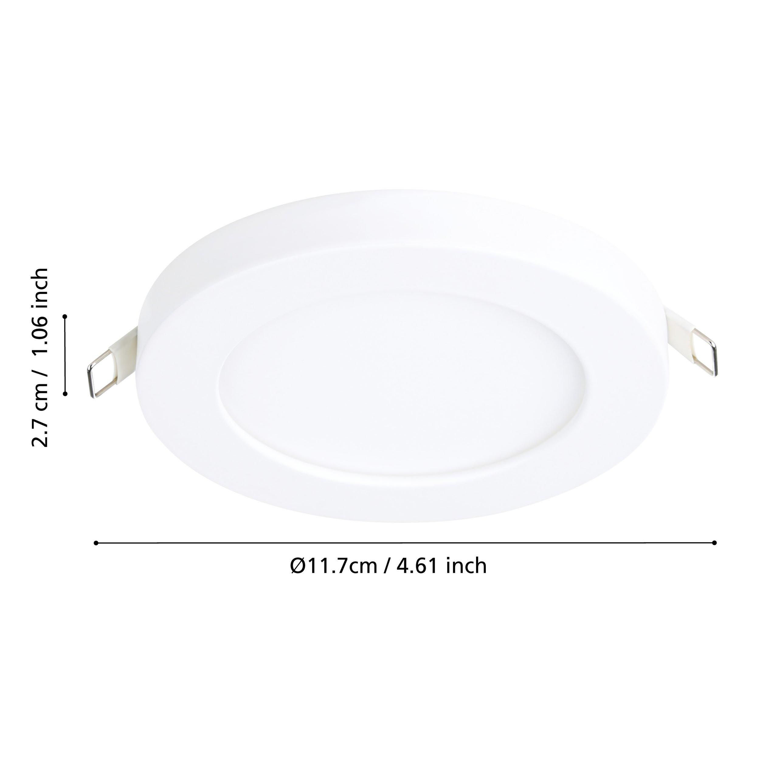 Spot encastré LED FUEVA FLEX blanc Ø11,7cm
