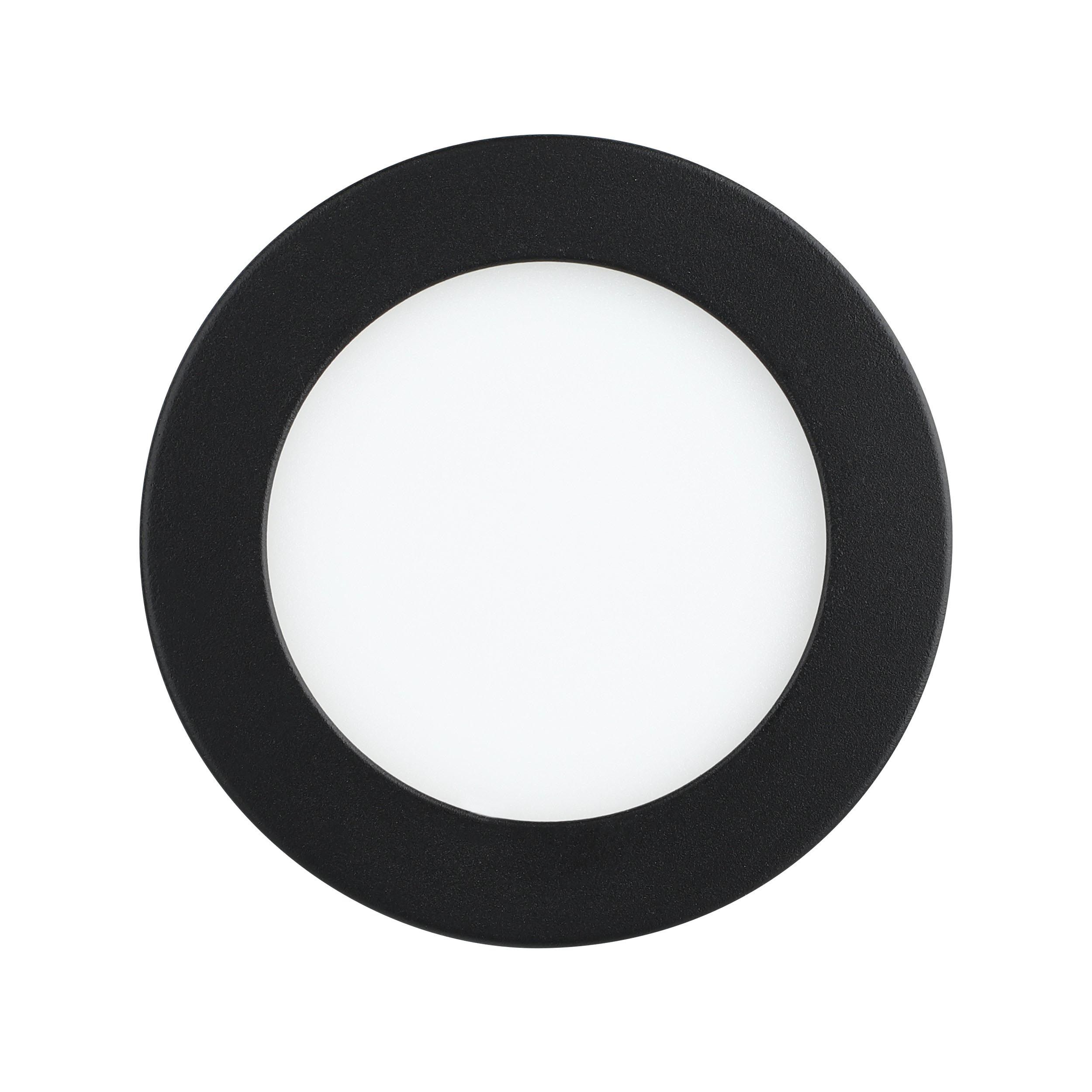 Spot encastré LED FUEVA FLEX noir Ø11,7cm