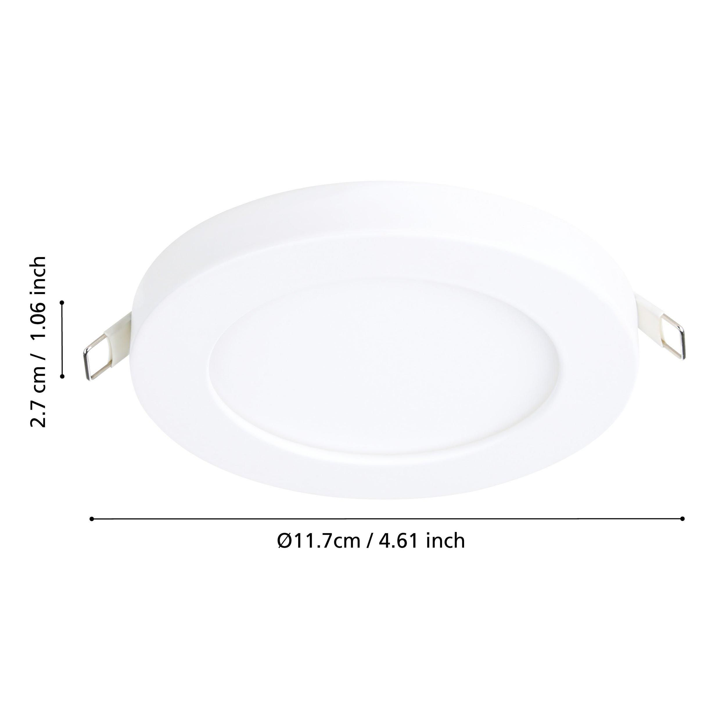 Spot encastré LED FUEVA FLEX blanc Ø11,7cm