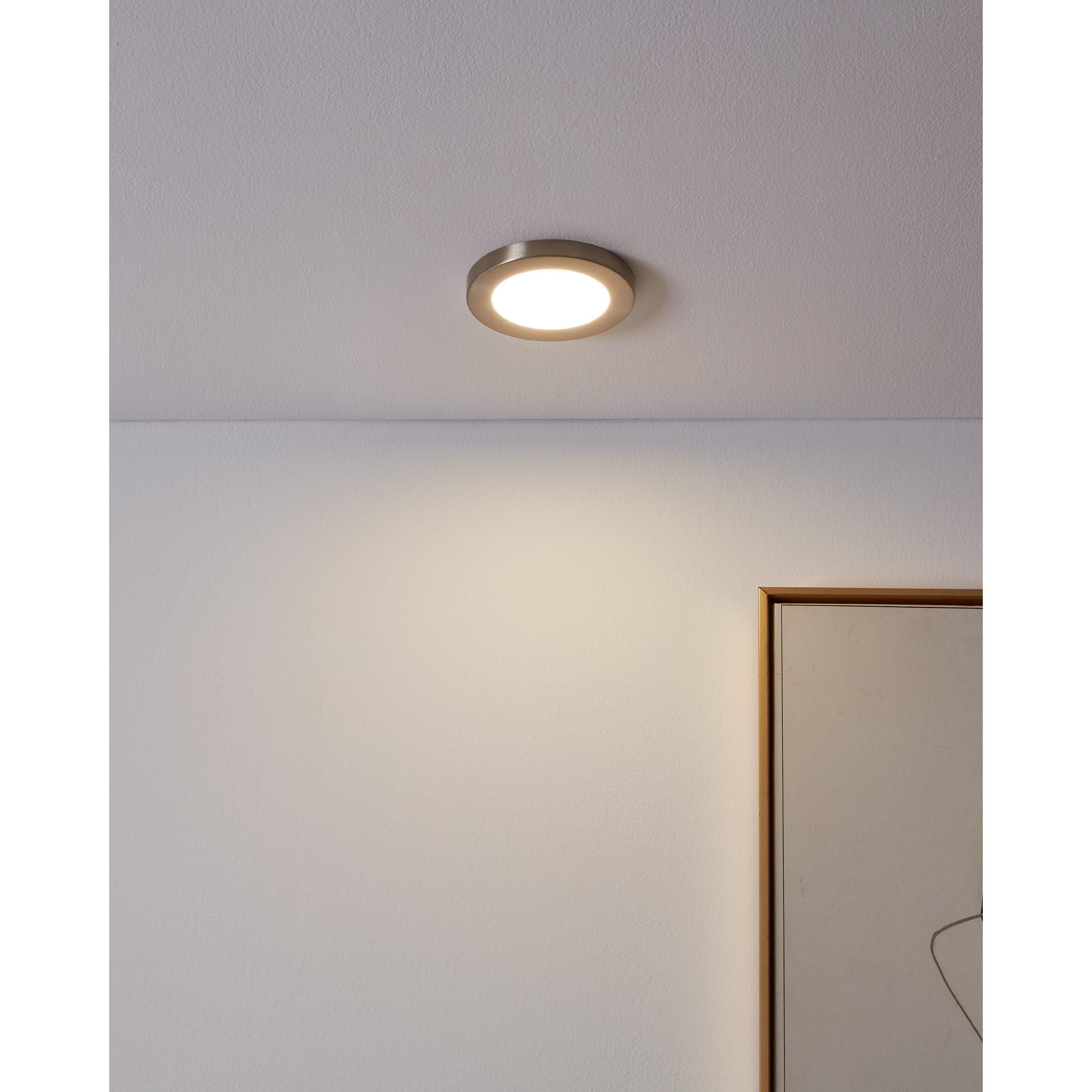 Spot encastré LED FUEVA FLEX gris Ø11,7cm