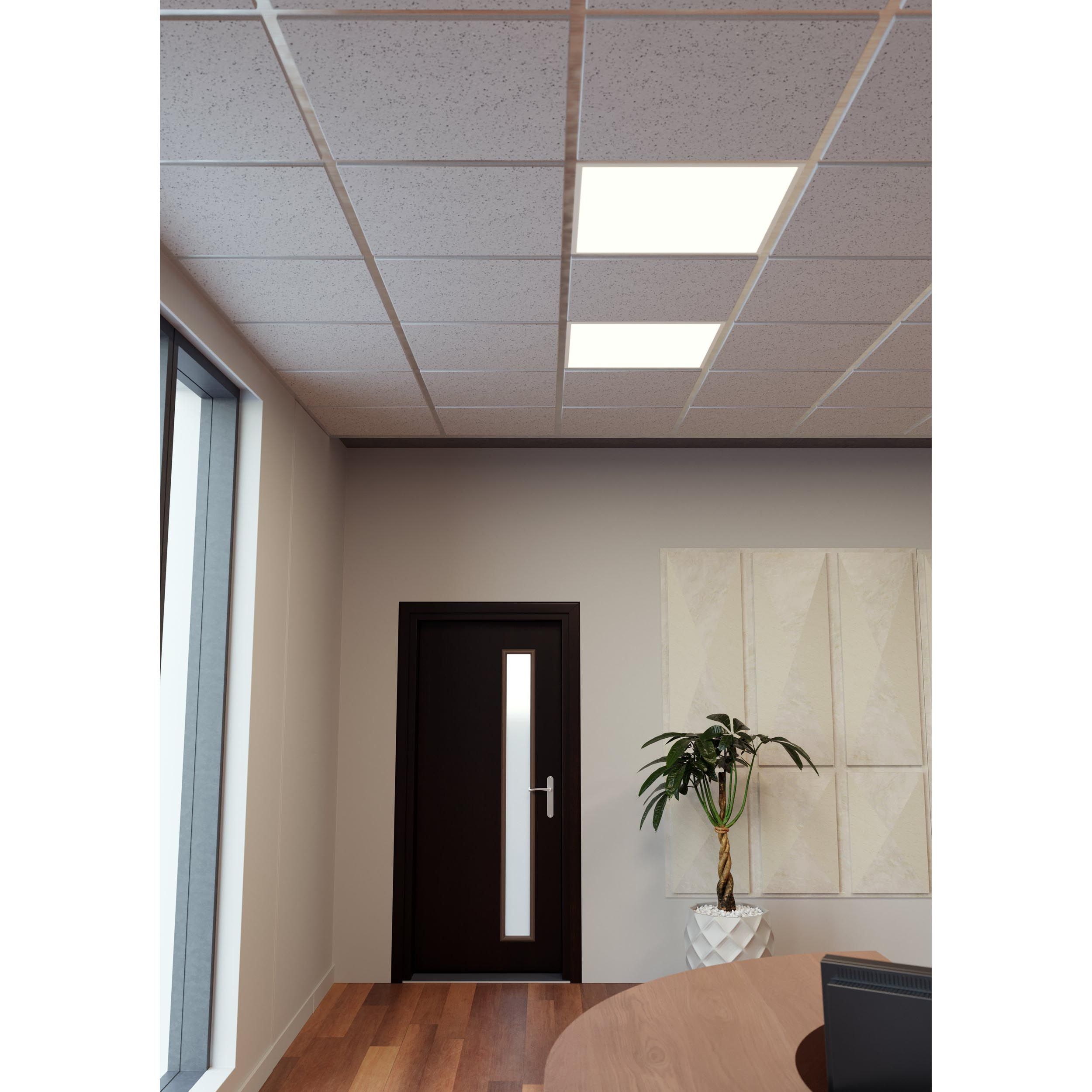 Plafonnier LED RABASSA blanc Ø59,5cm