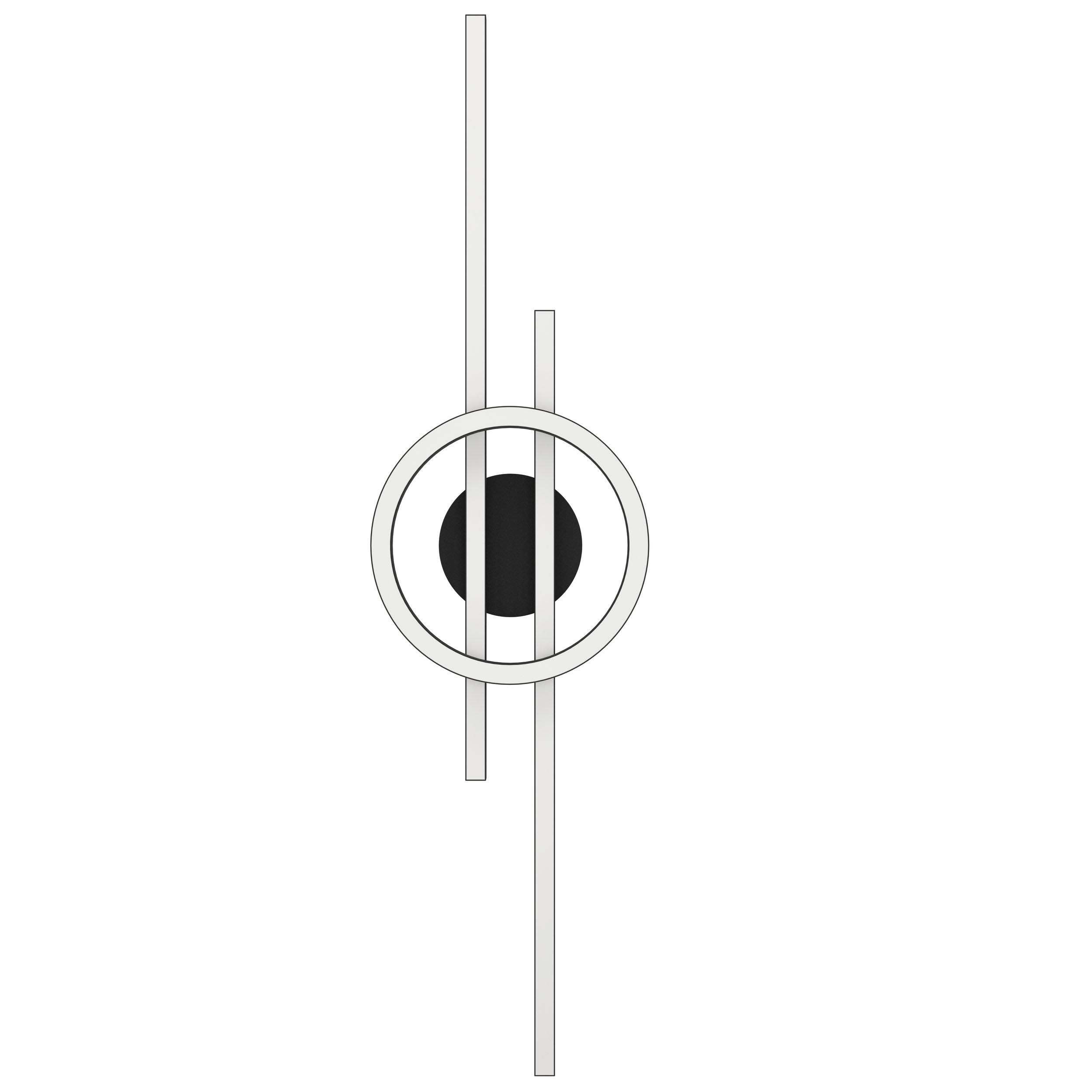 Plafonnier LED dimmable AMANDOLO noir L77,5cm
