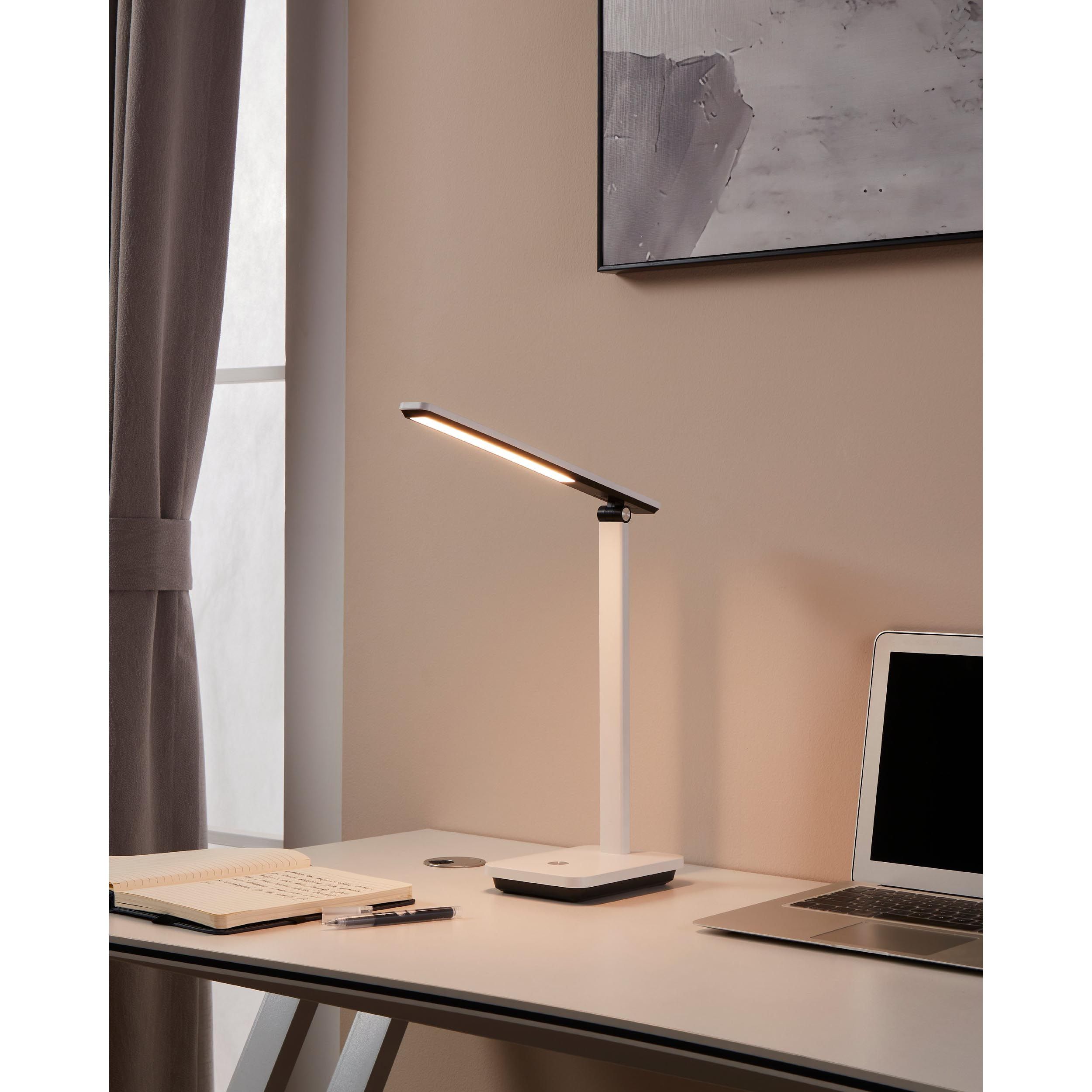 Lampe de bureau LED dimmable INIESTA blanc H35cm