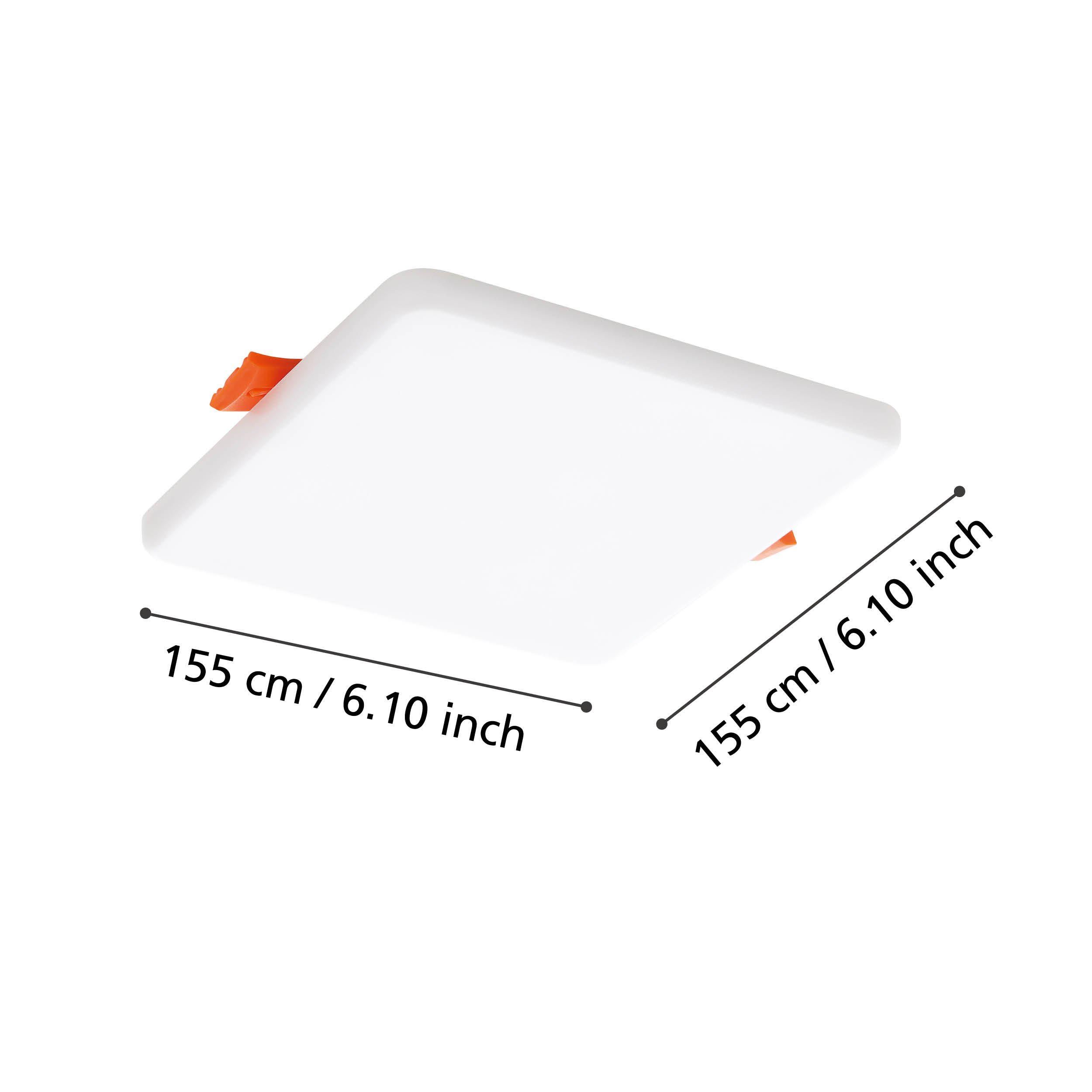 Plafonnier LED RAPITA blanc Ø15cm