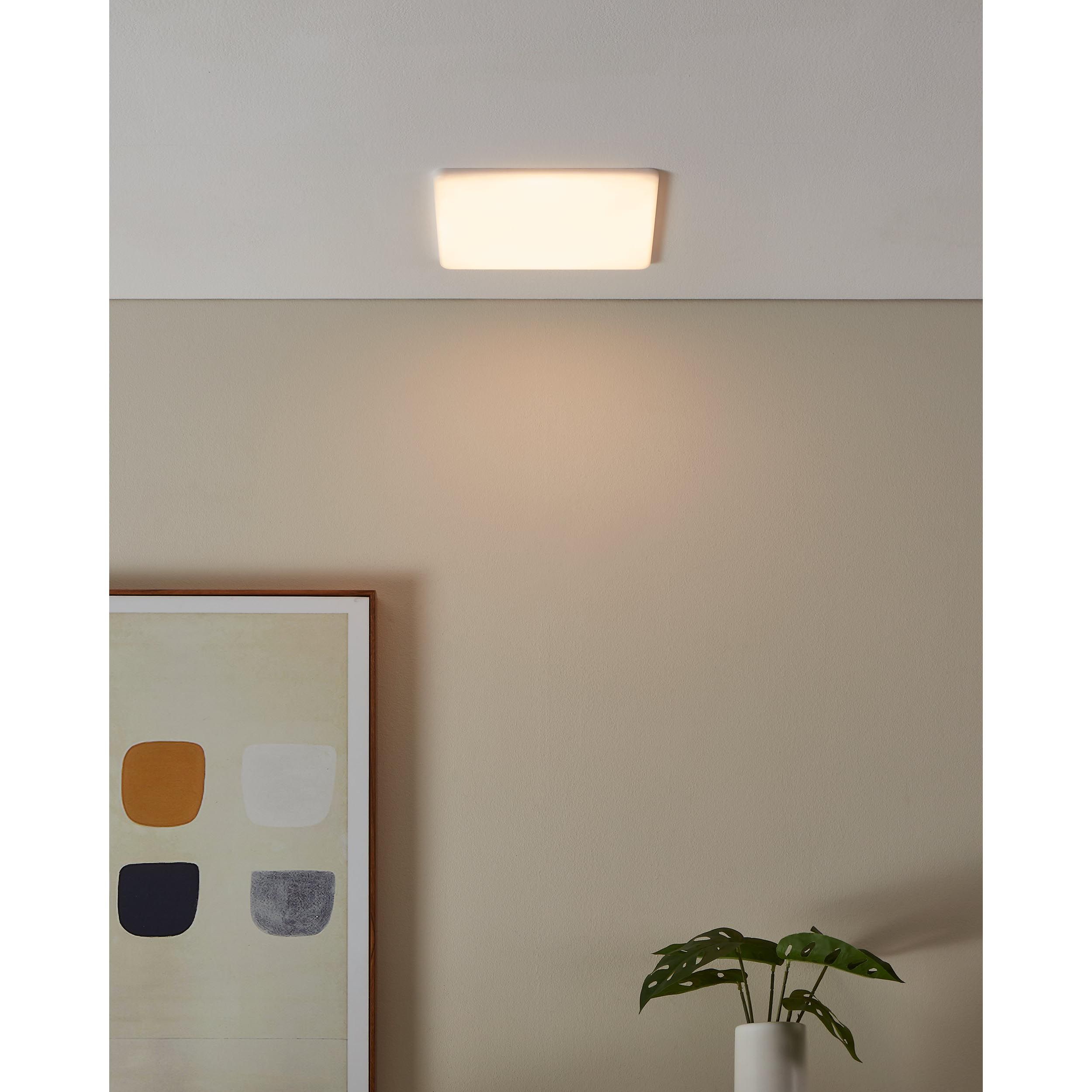 Plafonnier LED RAPITA blanc Ø21,5cm