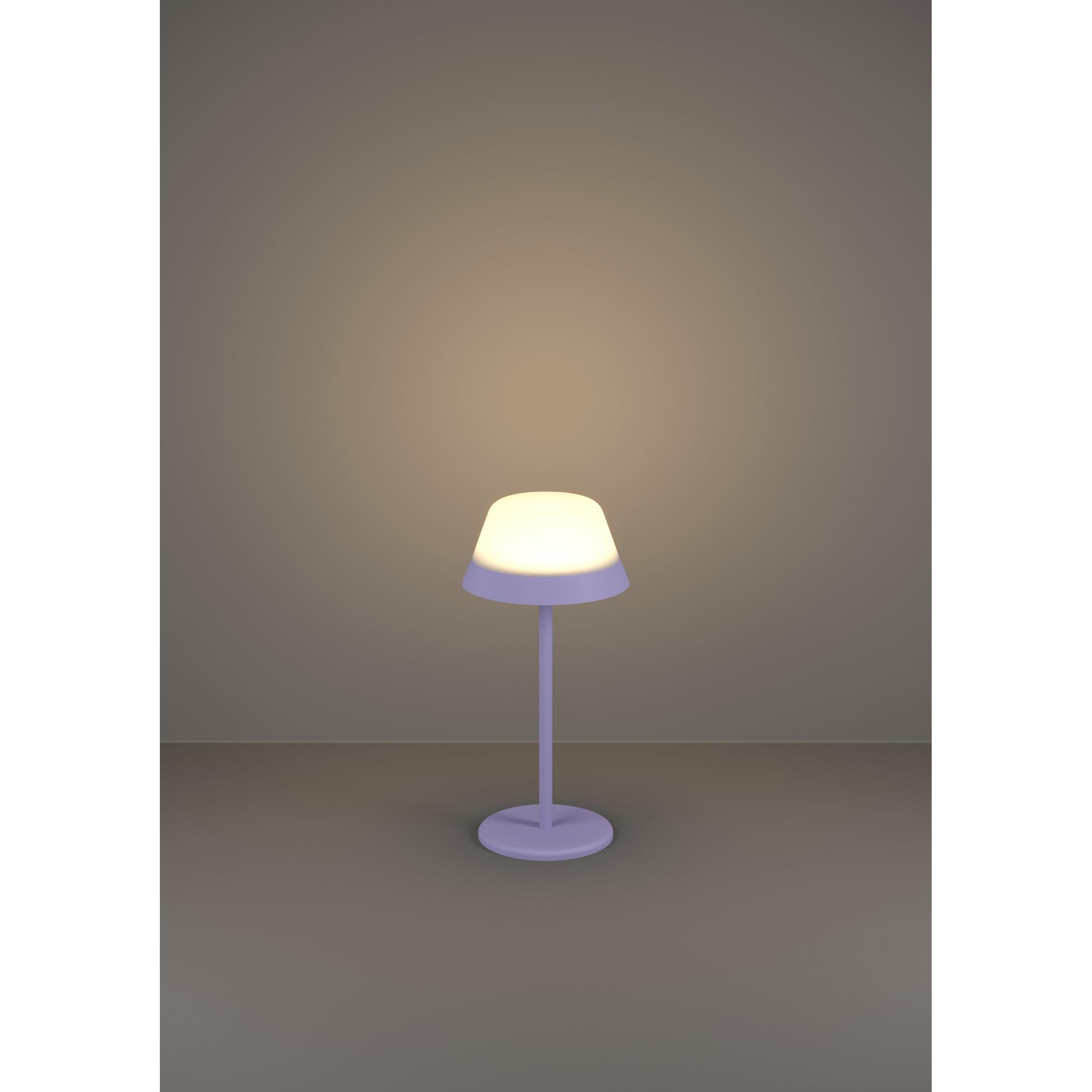 Lampe extérieure LED MEGGIANO violet Ø15cm
