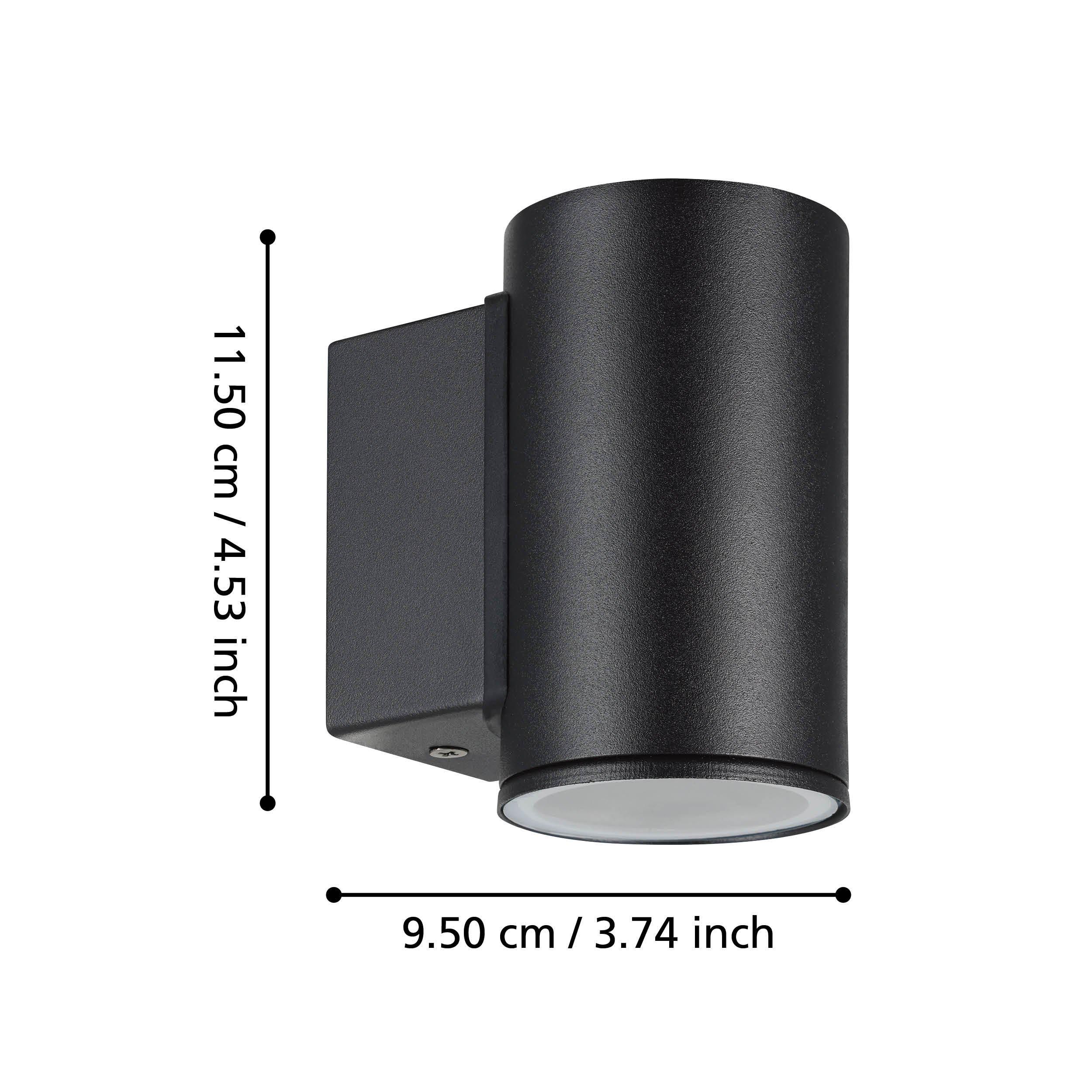 Applique extérieure IZZALINI noir H11,5cm