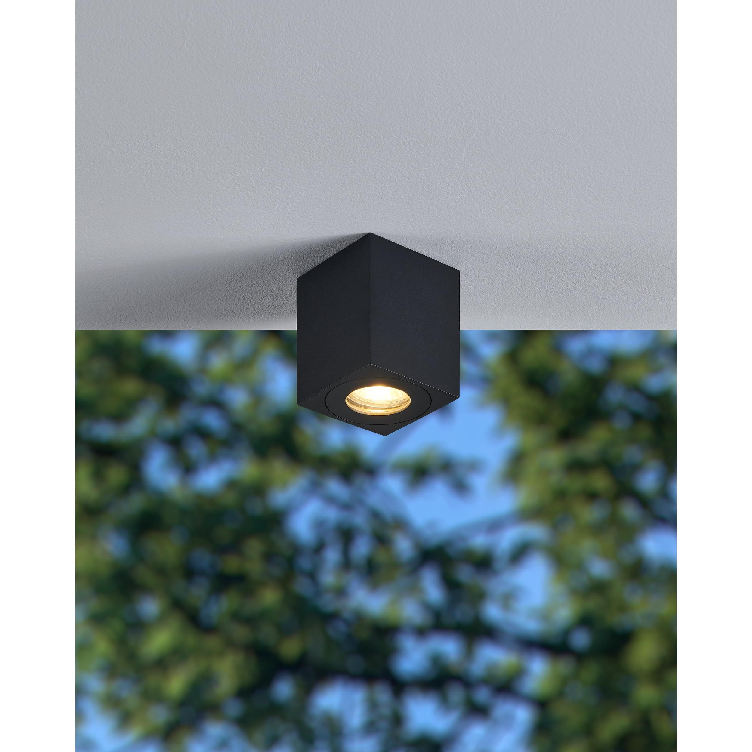 Suspension métal noir TORRECOLA GU10 1X5W