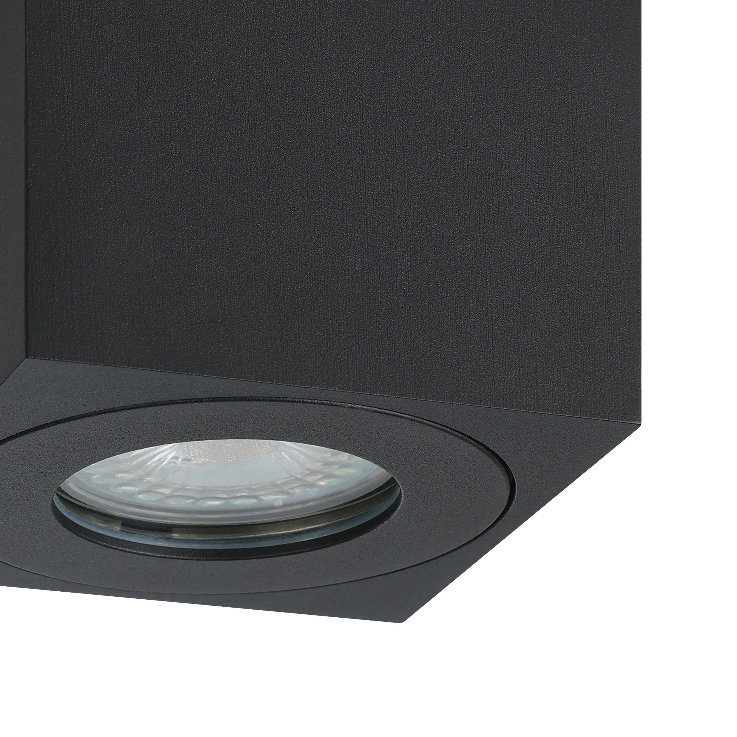 Suspension métal noir TORRECOLA GU10 1X5W