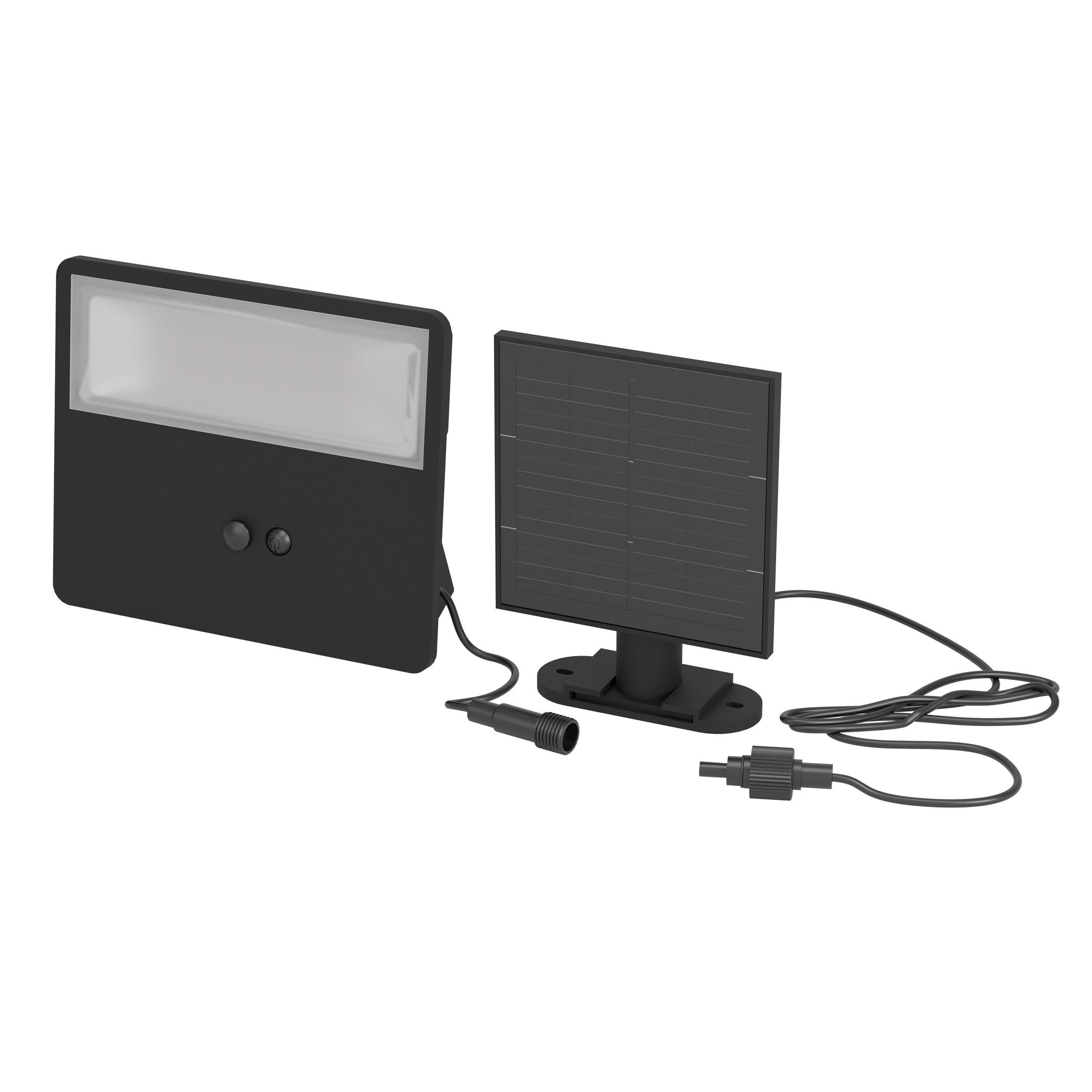 Applique extérieure LED PANETTIERI noir H17cm