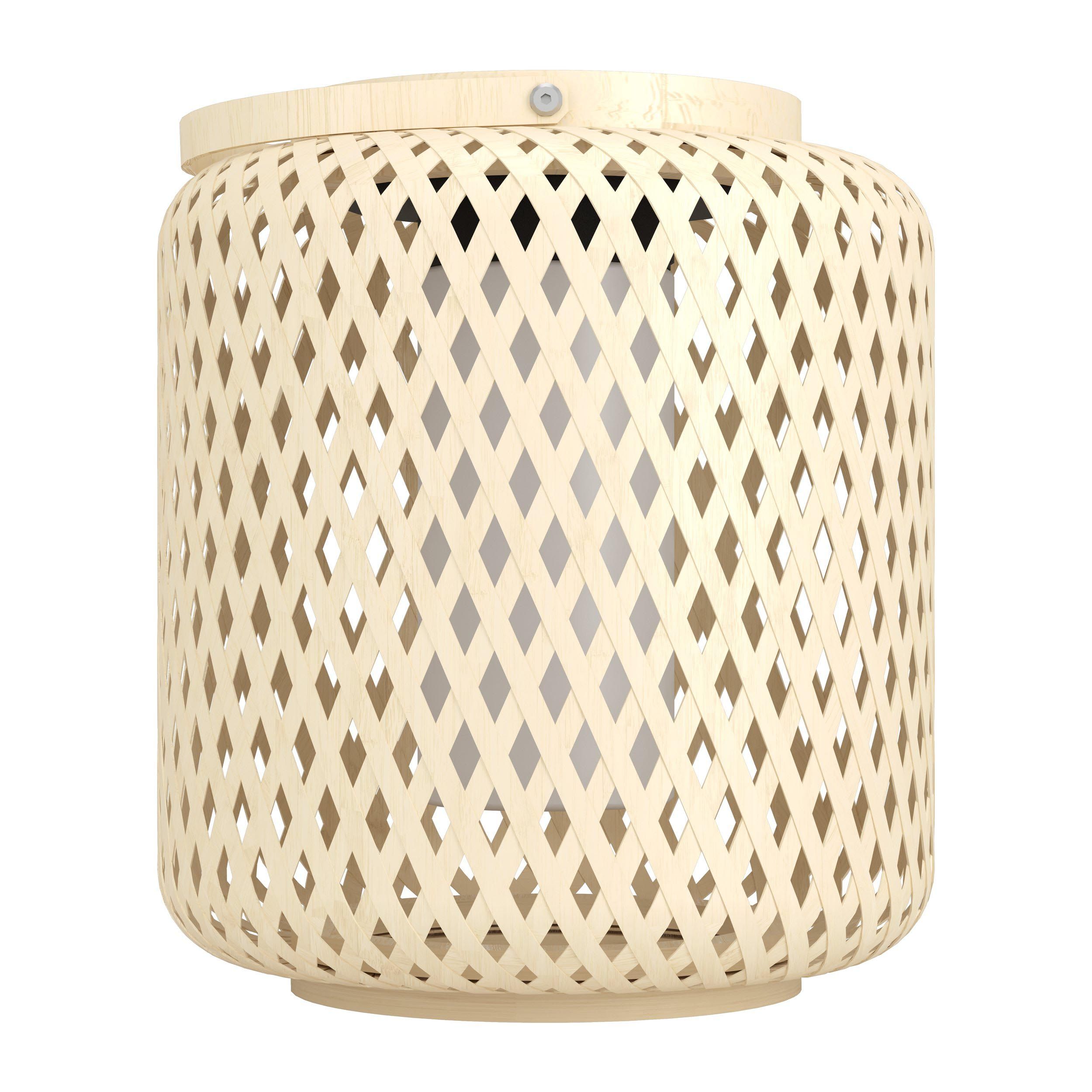Lampe extérieure LED MARLIANO bambou naturel H24cm