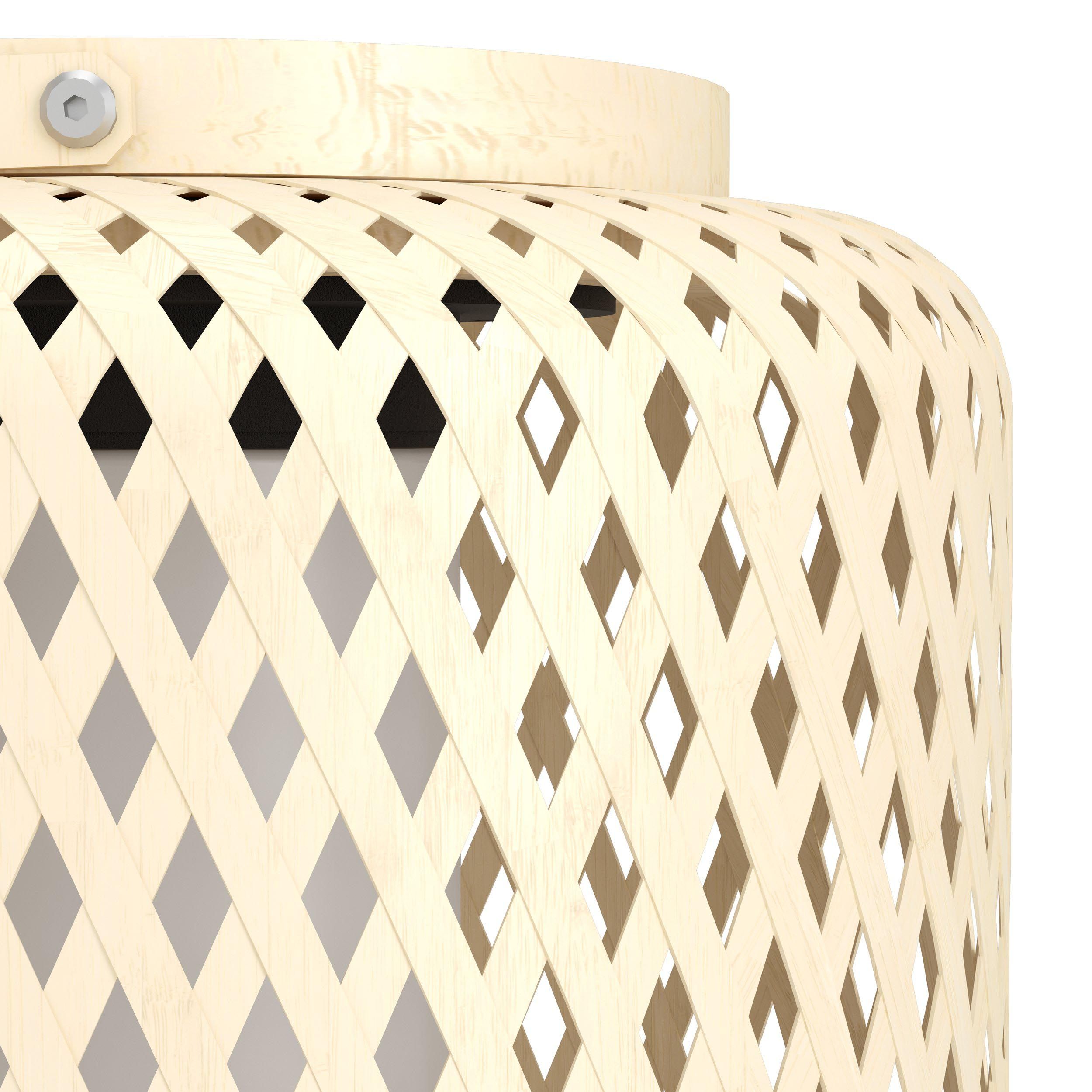 Lampe extérieure LED MARLIANO bambou naturel H24cm
