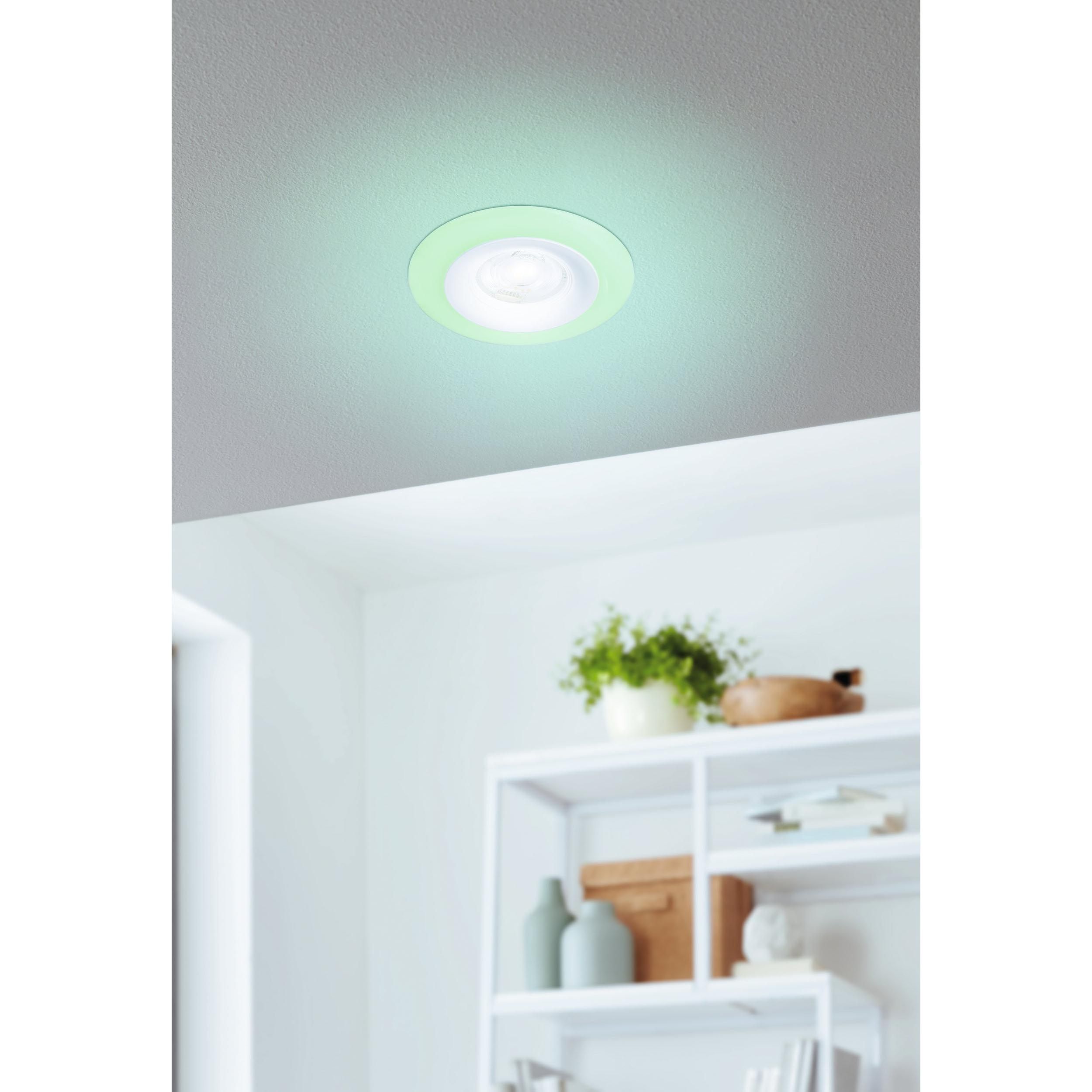 Spot à encastrer LED dimmable CALONGE blanc Ø9,8cm
