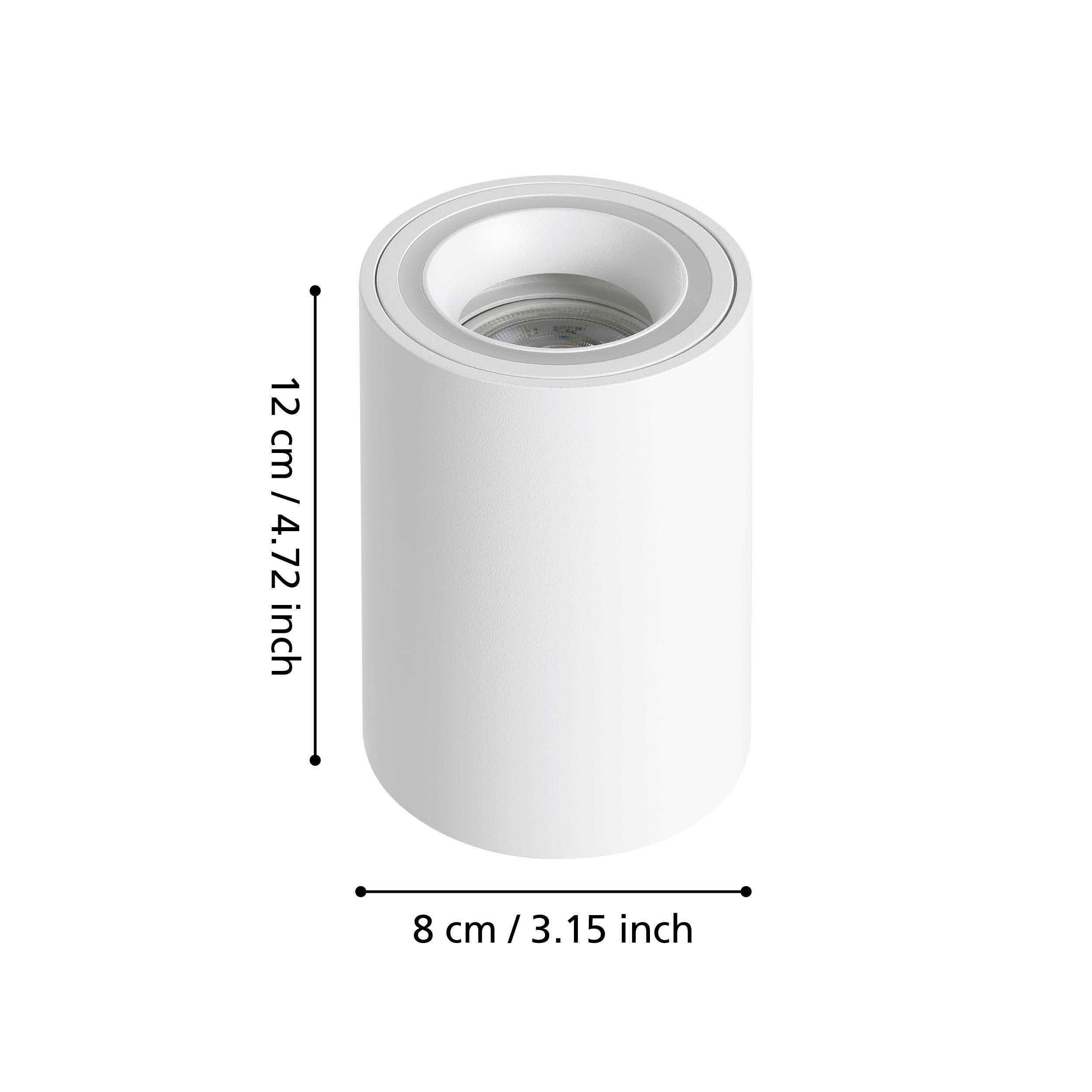 Plafonnier LED CAROSSO-Z blanc Ø8cm