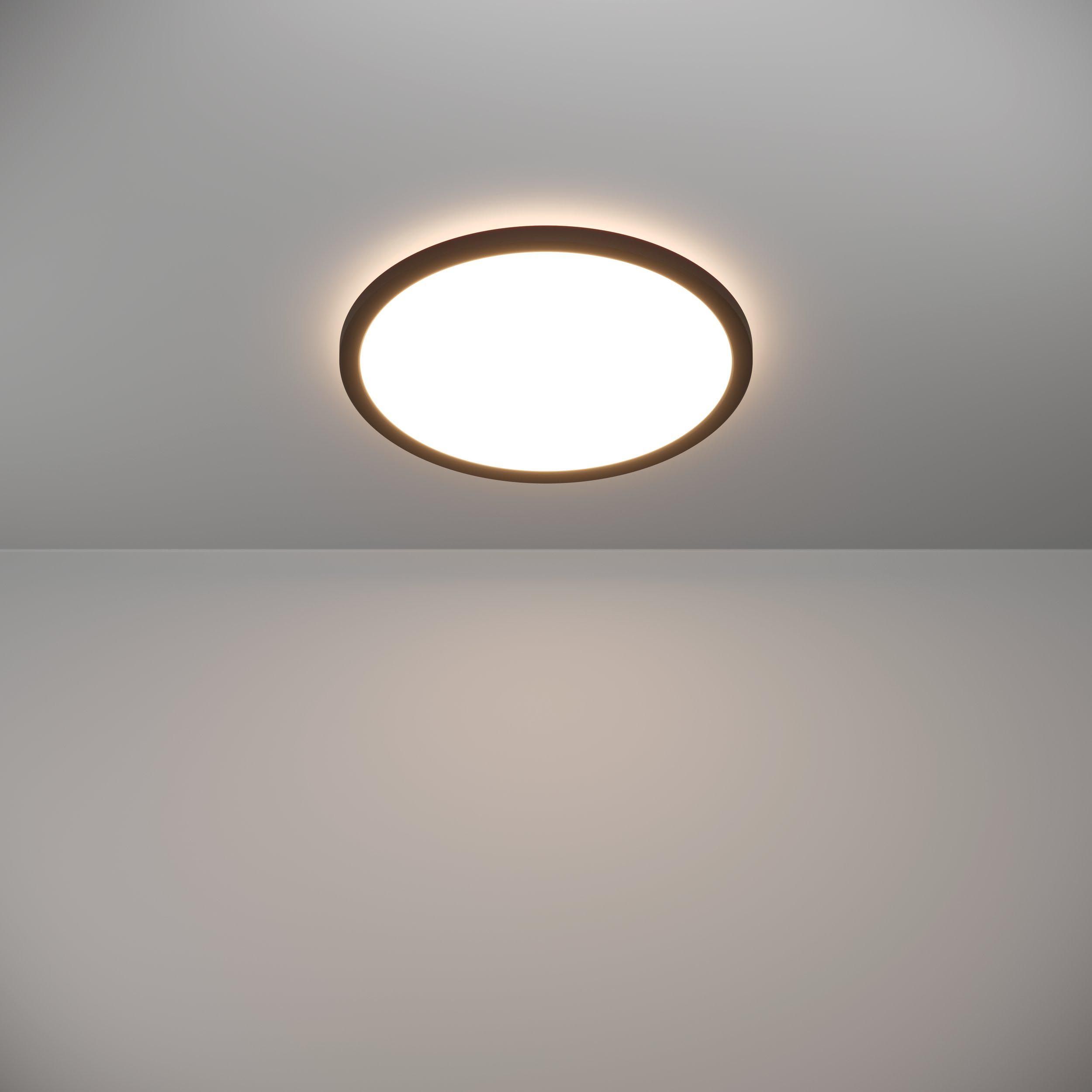 Plafonnier LED ROVITO noir Ø39cm