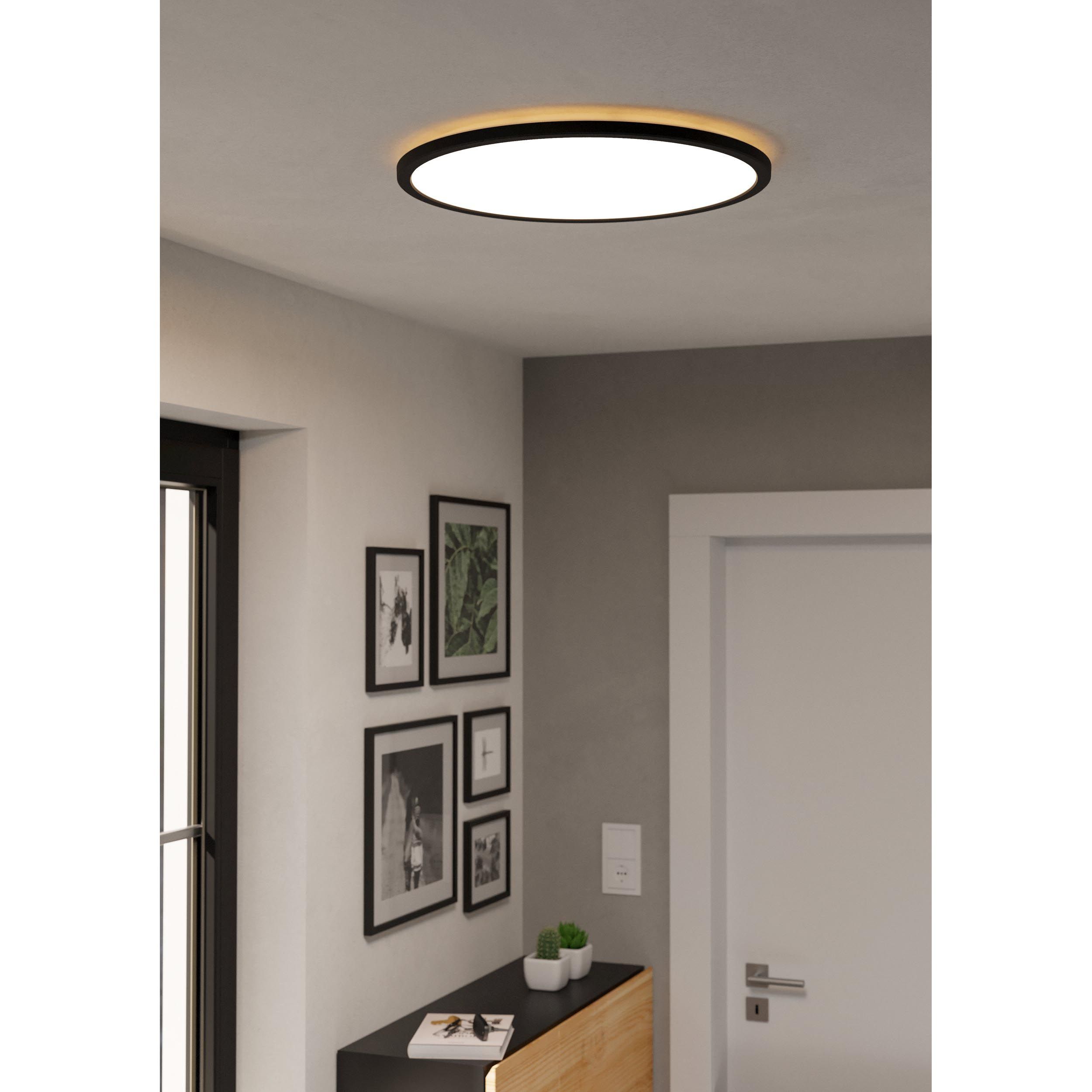 Plafonnier LED ROVITO noir Ø50cm